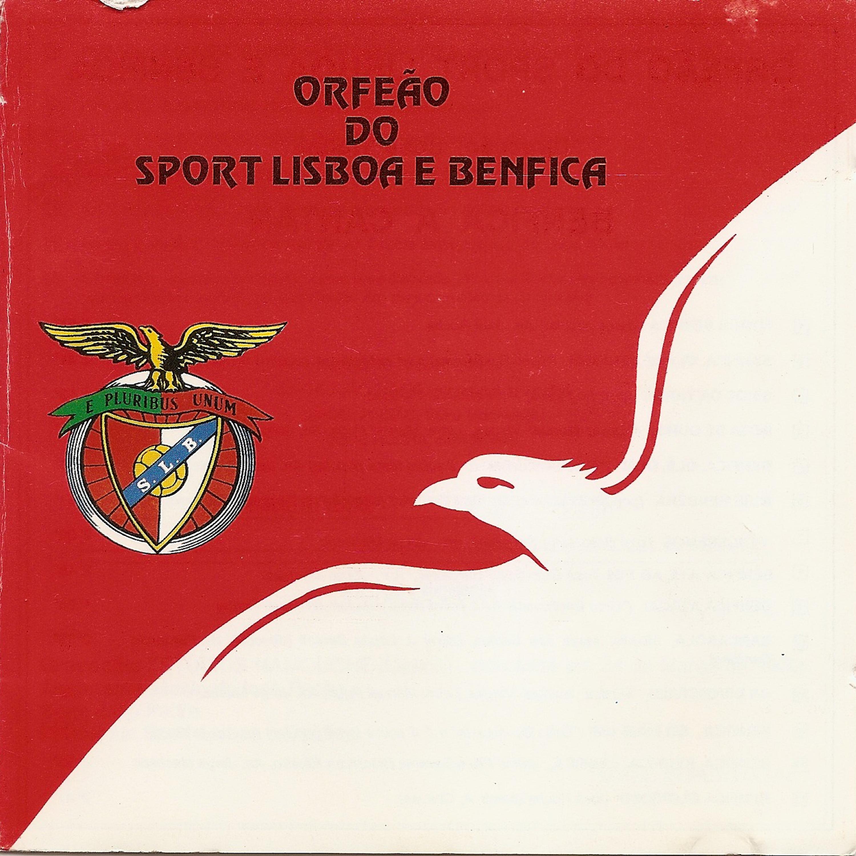 Постер альбома Orfeão Do Sport Lisboa E Benfica