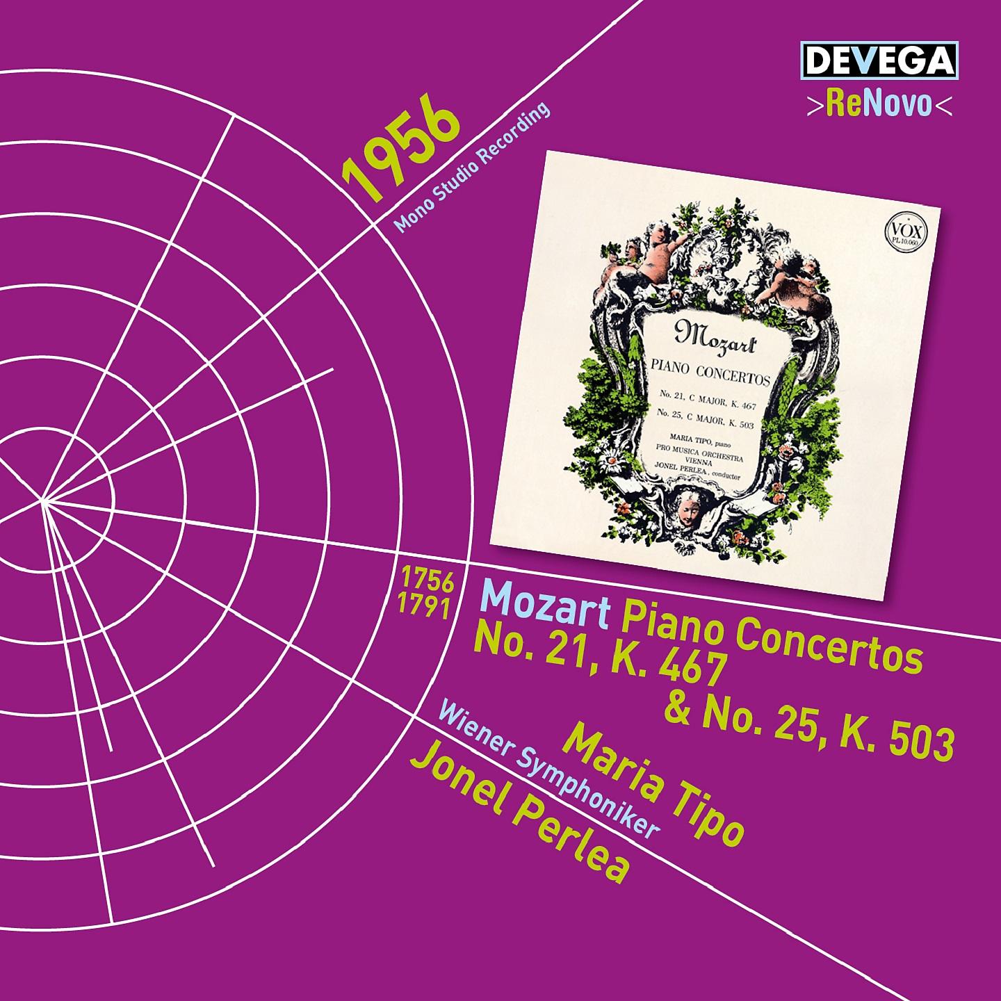 Постер альбома Mozart: Piano Concertos Nos. 21 & 25