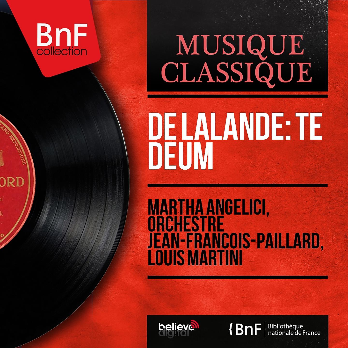 Постер альбома De Lalande: Te Deum (Mono Version)