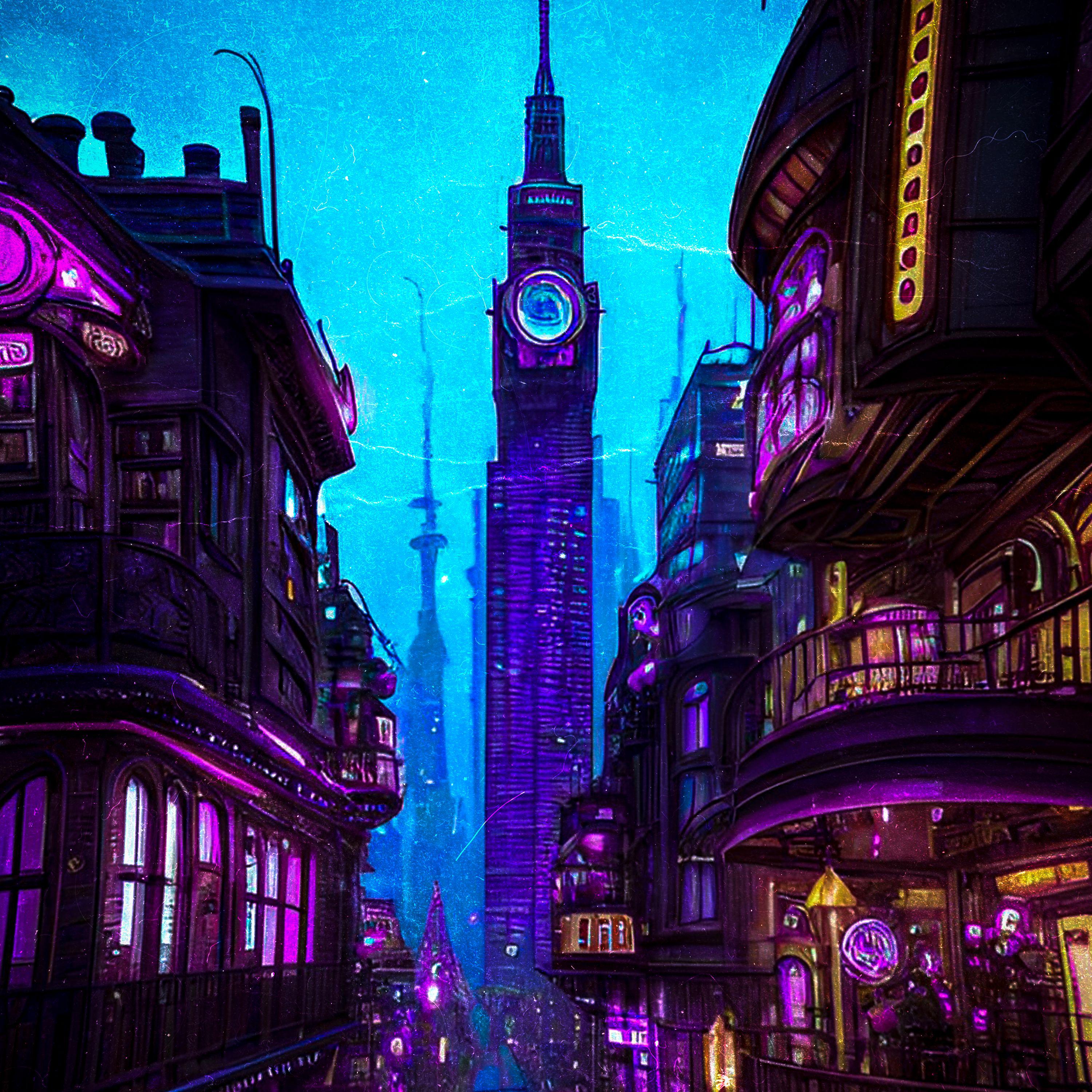 Постер альбома night city
