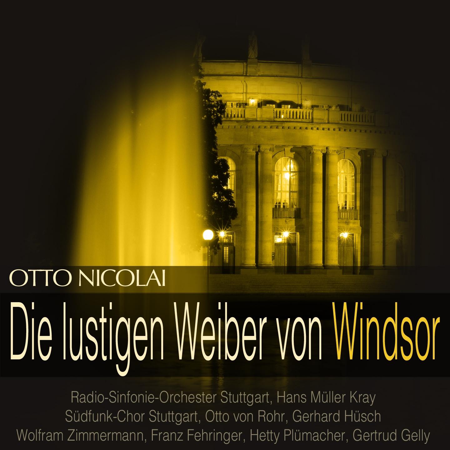 Постер альбома Nicolai: Die lustigen Weiber von Windsor