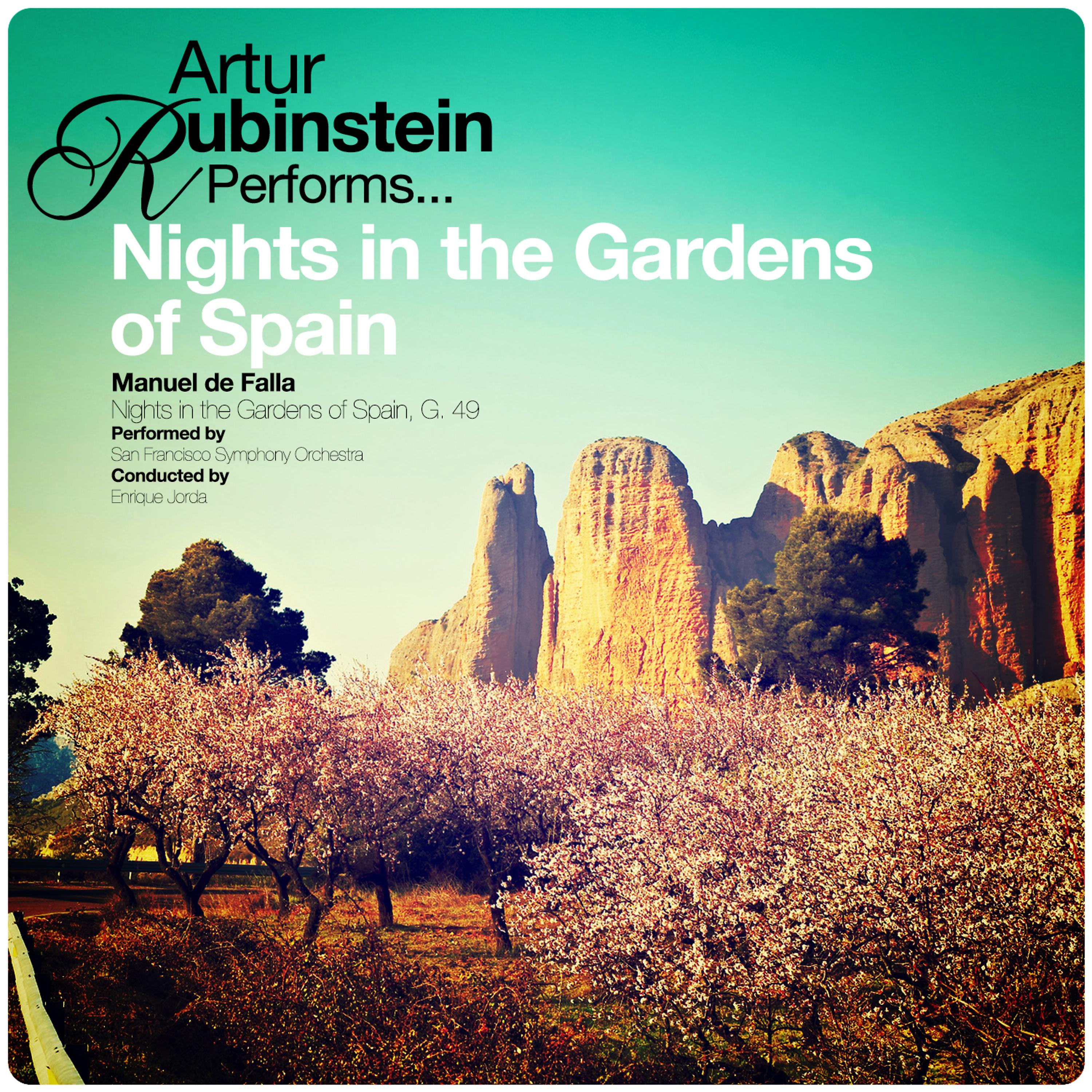 Постер альбома Artur Rubinstein Performs... Nights in the Gardens of Spain