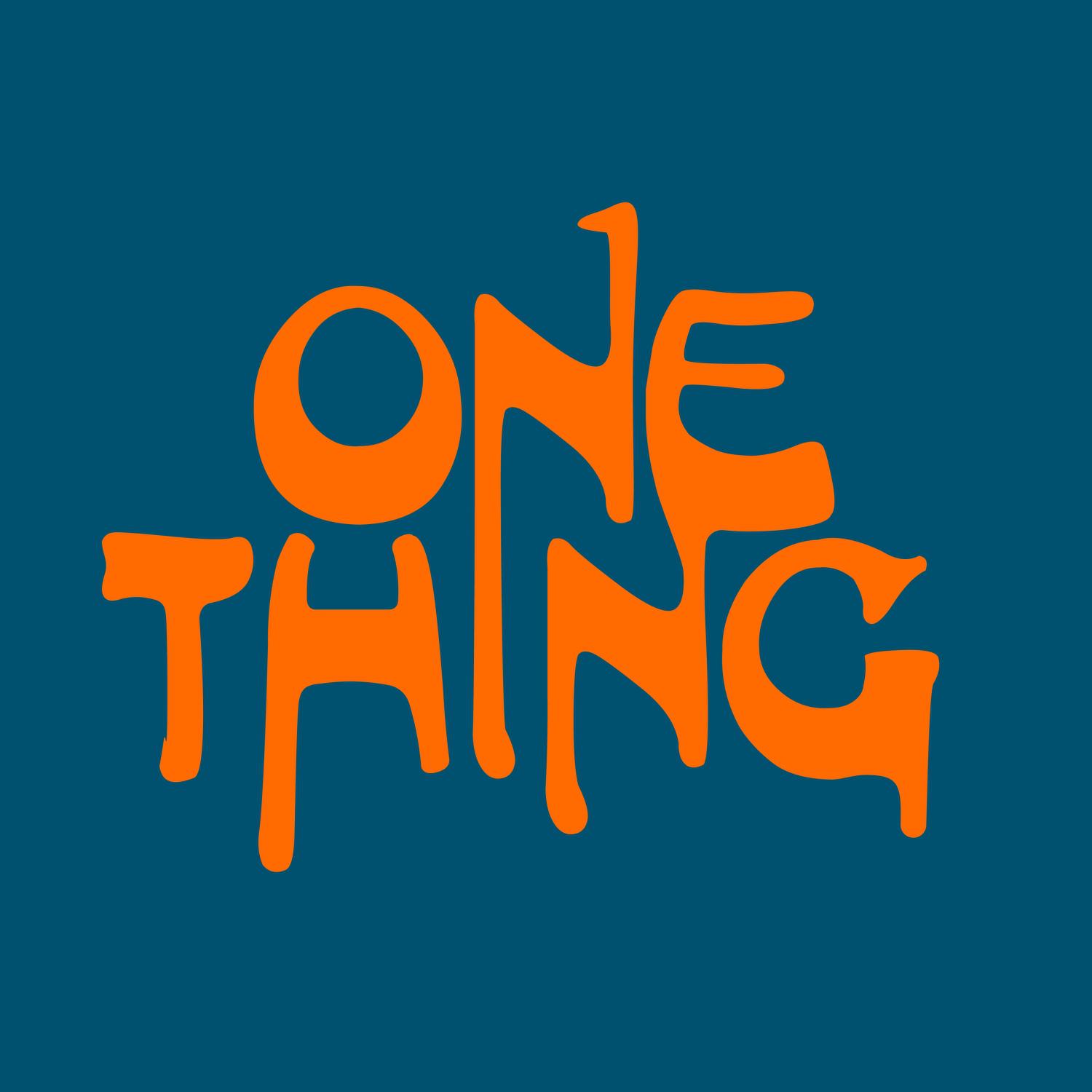 Постер альбома One Thing