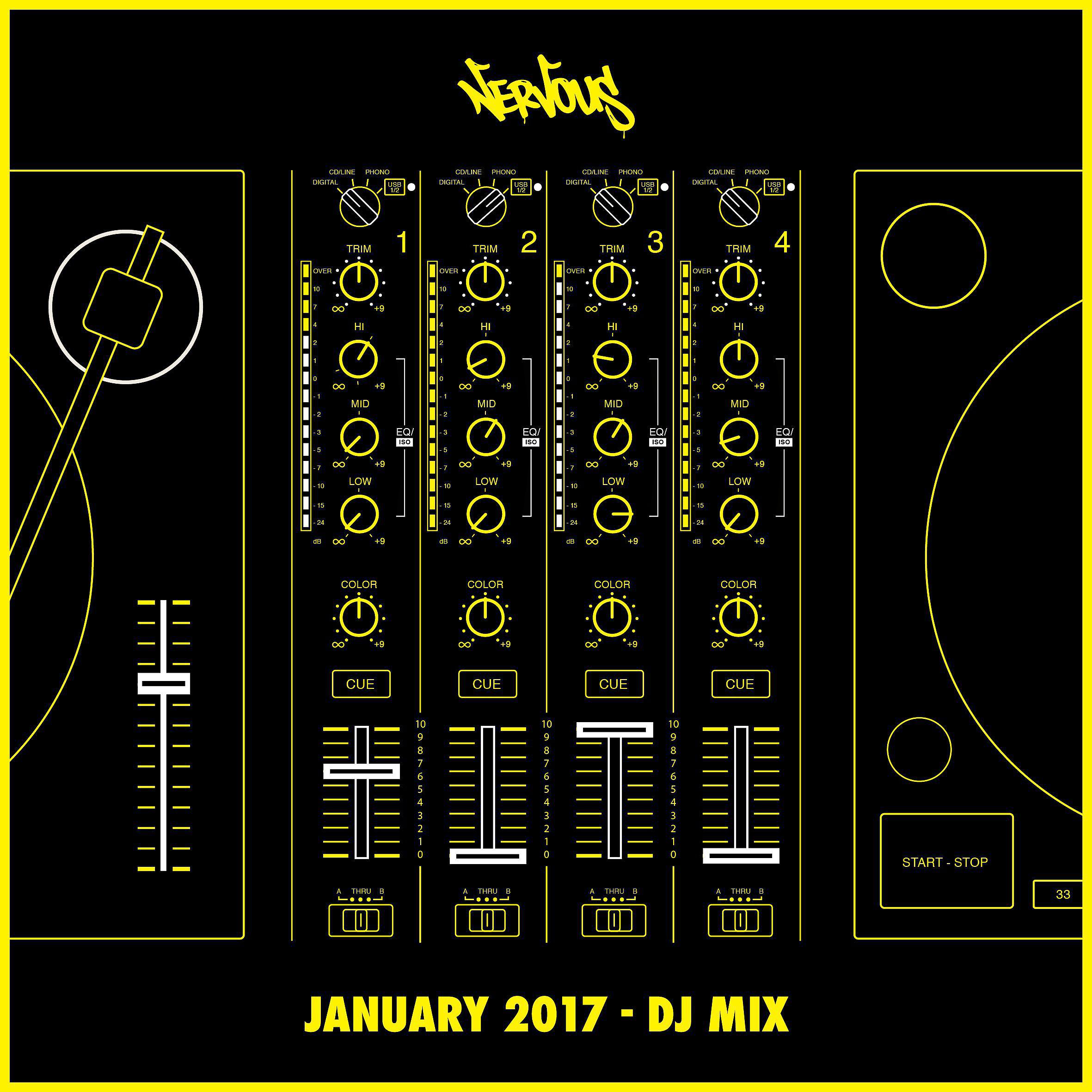 Постер альбома Nervous January 2017: DJ Mix