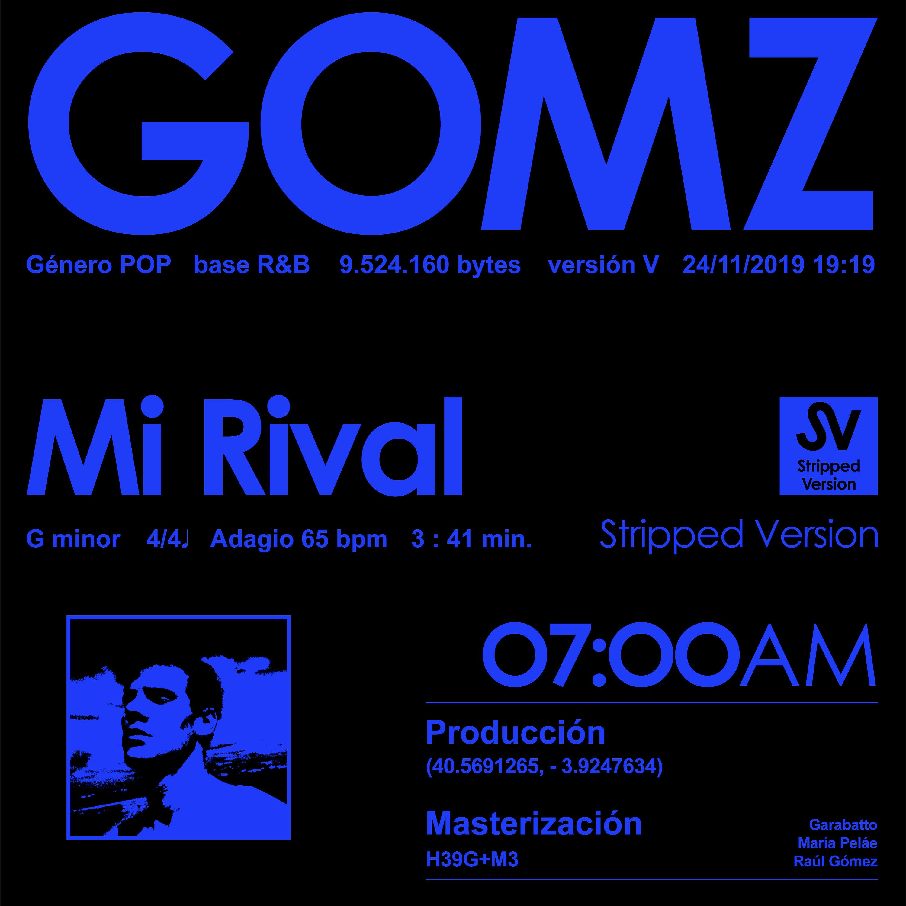 Постер альбома Mi Rival (Stripped Version)