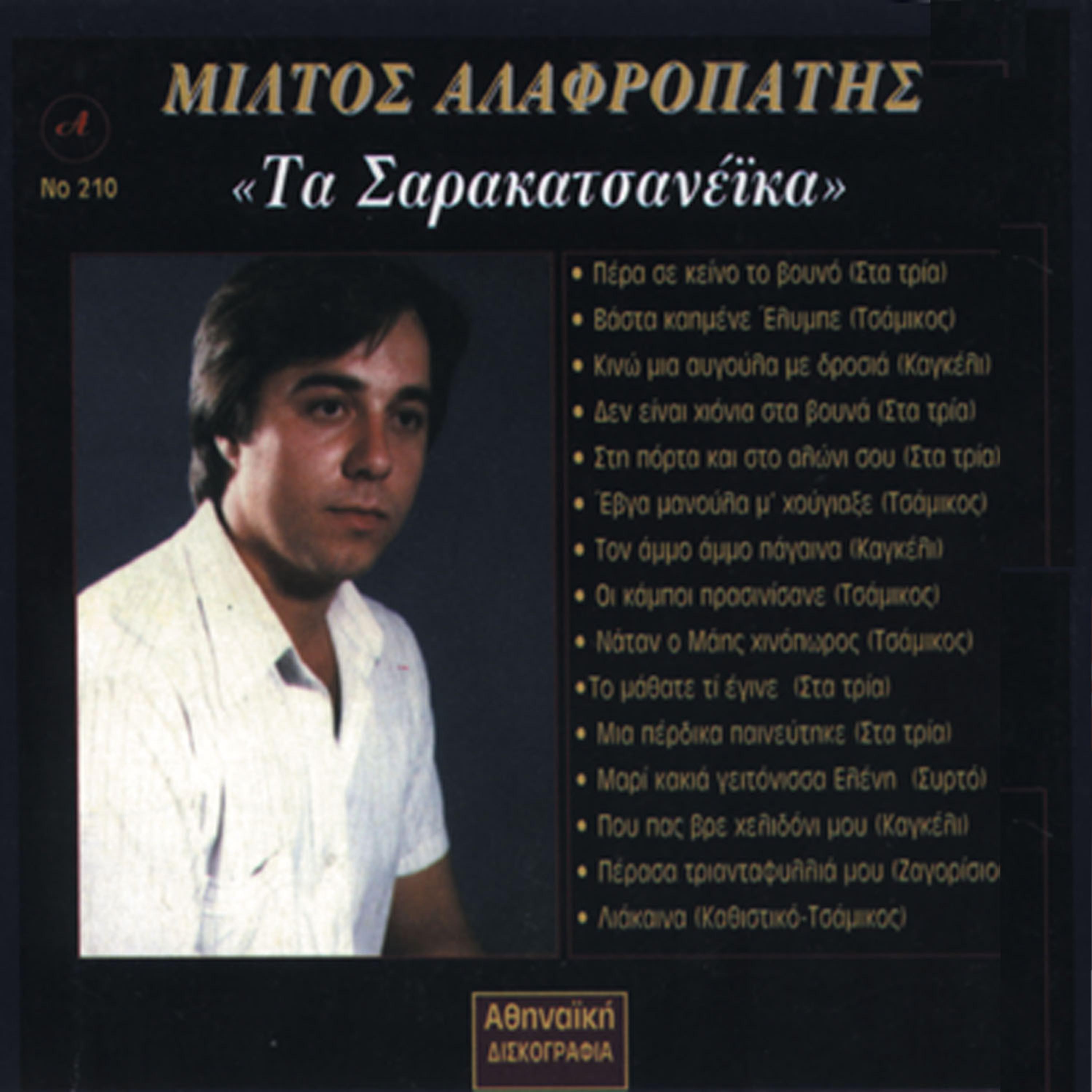 Постер альбома Miltos Alafropatis, No.1