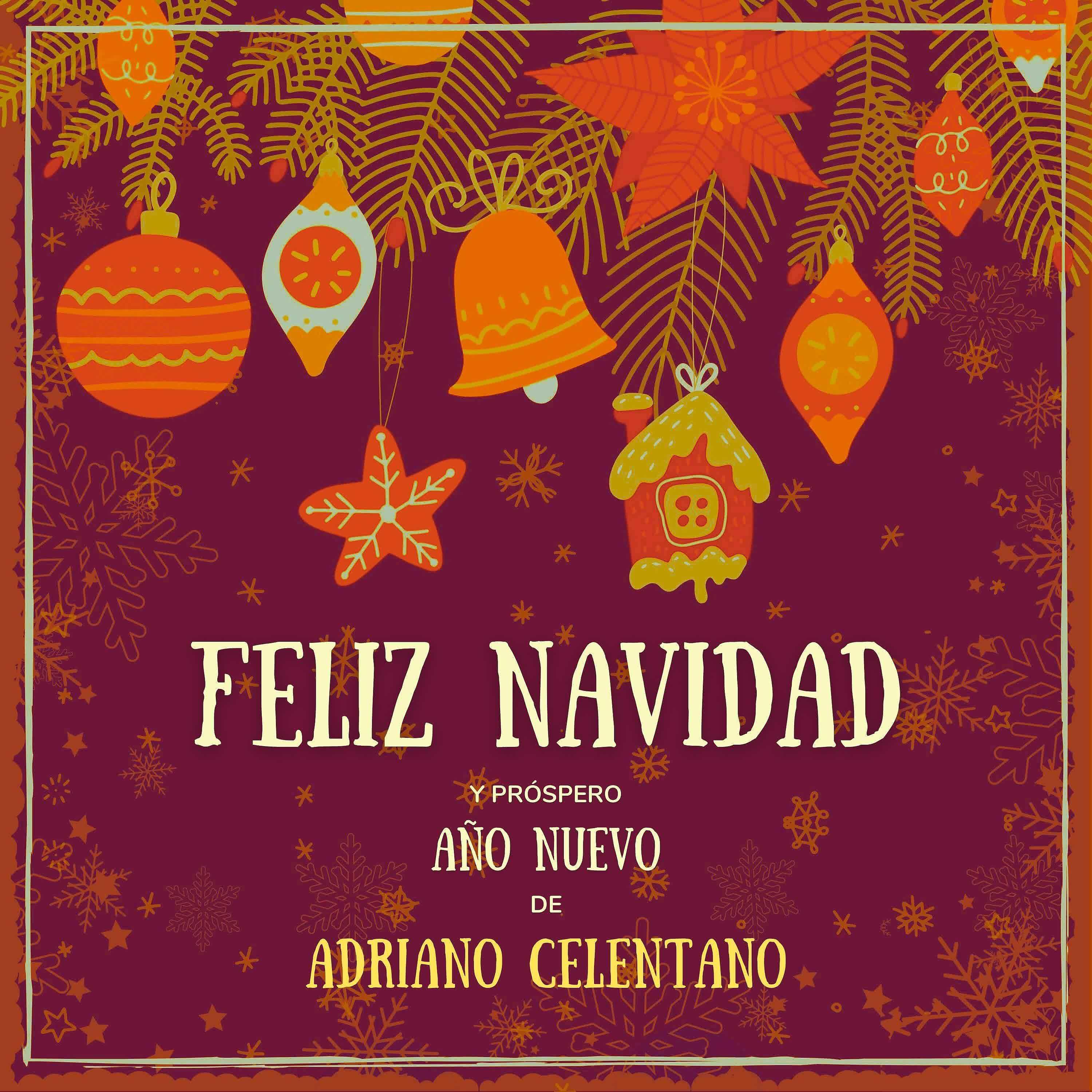 Постер альбома Feliz Navidad y próspero Año Nuevo de Adriano Celentano