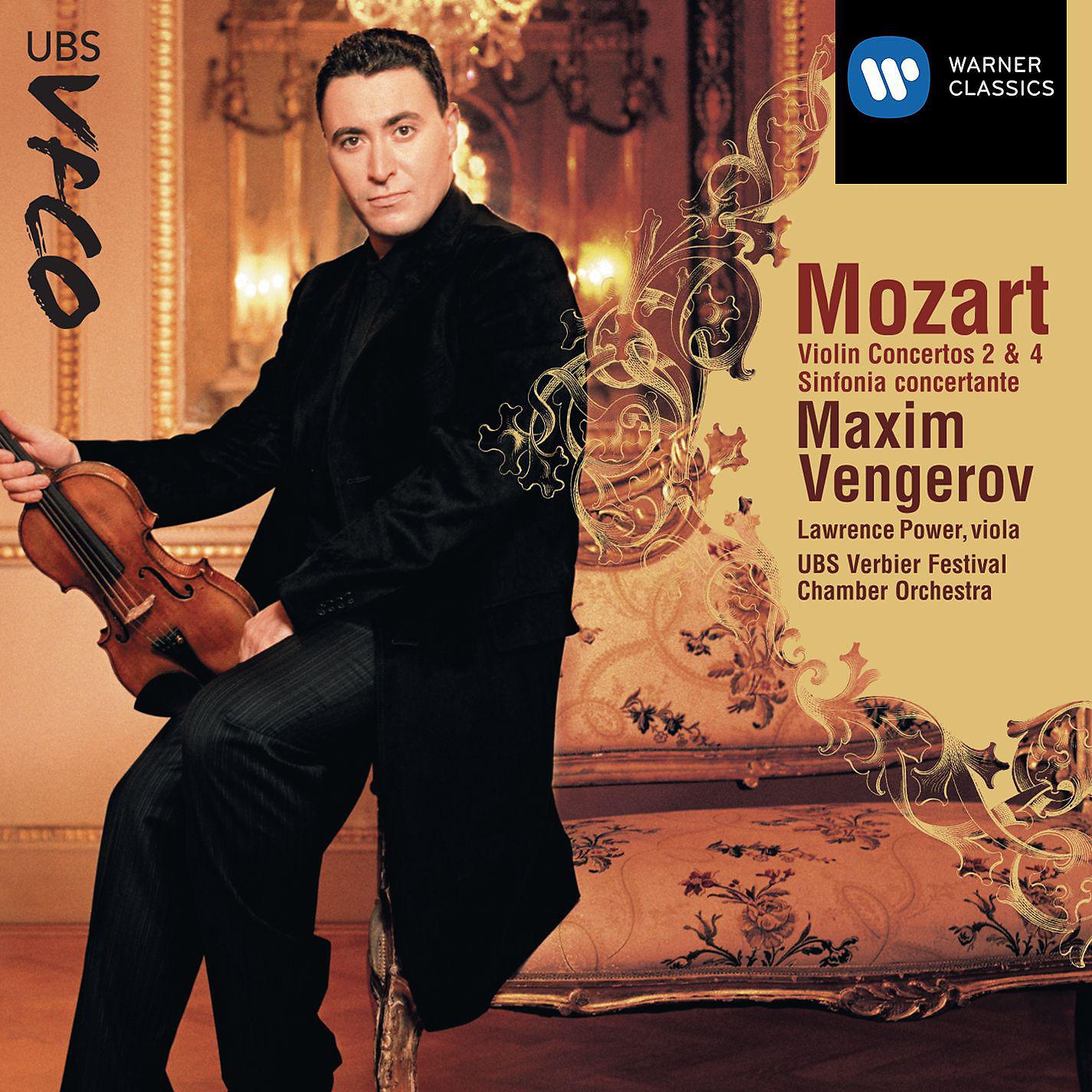 Постер альбома Mozart: Violin Concertos No. 2 & 4, Sinfonia concertante