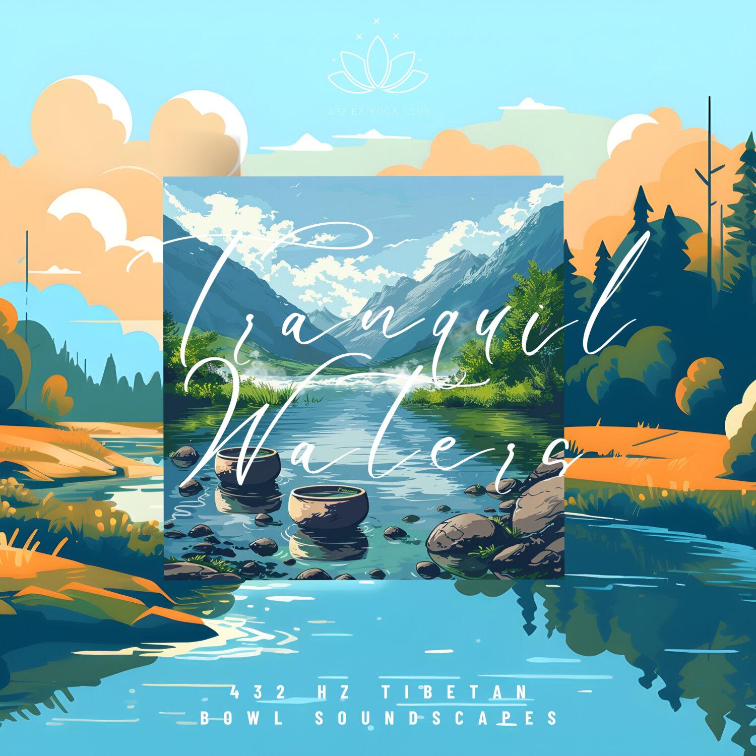 Постер альбома Tranquil Waters: 432 Hz Tibetan Bowl Soundscapes
