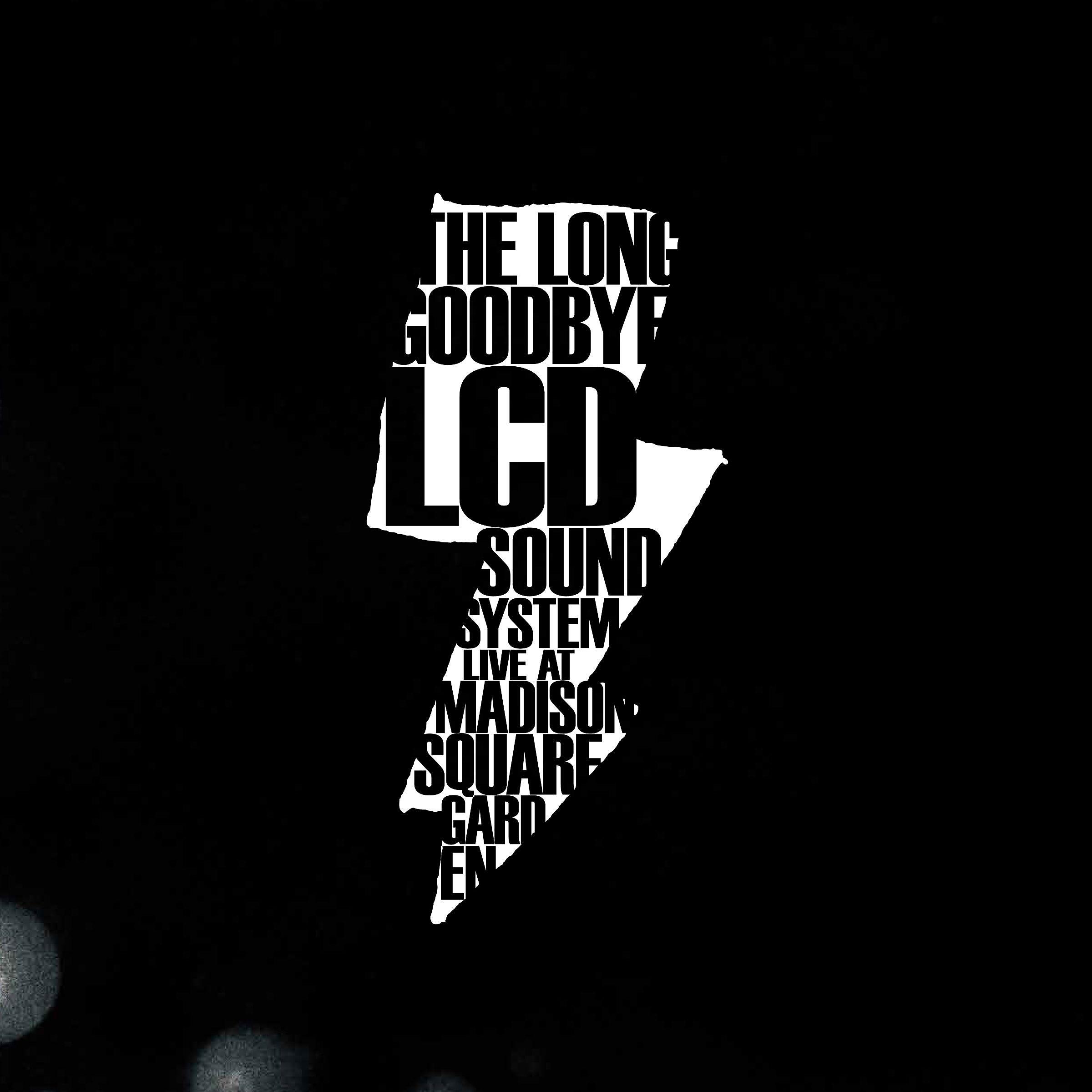 Постер альбома the long goodbye (lcd soundsystem live at madison square garden)