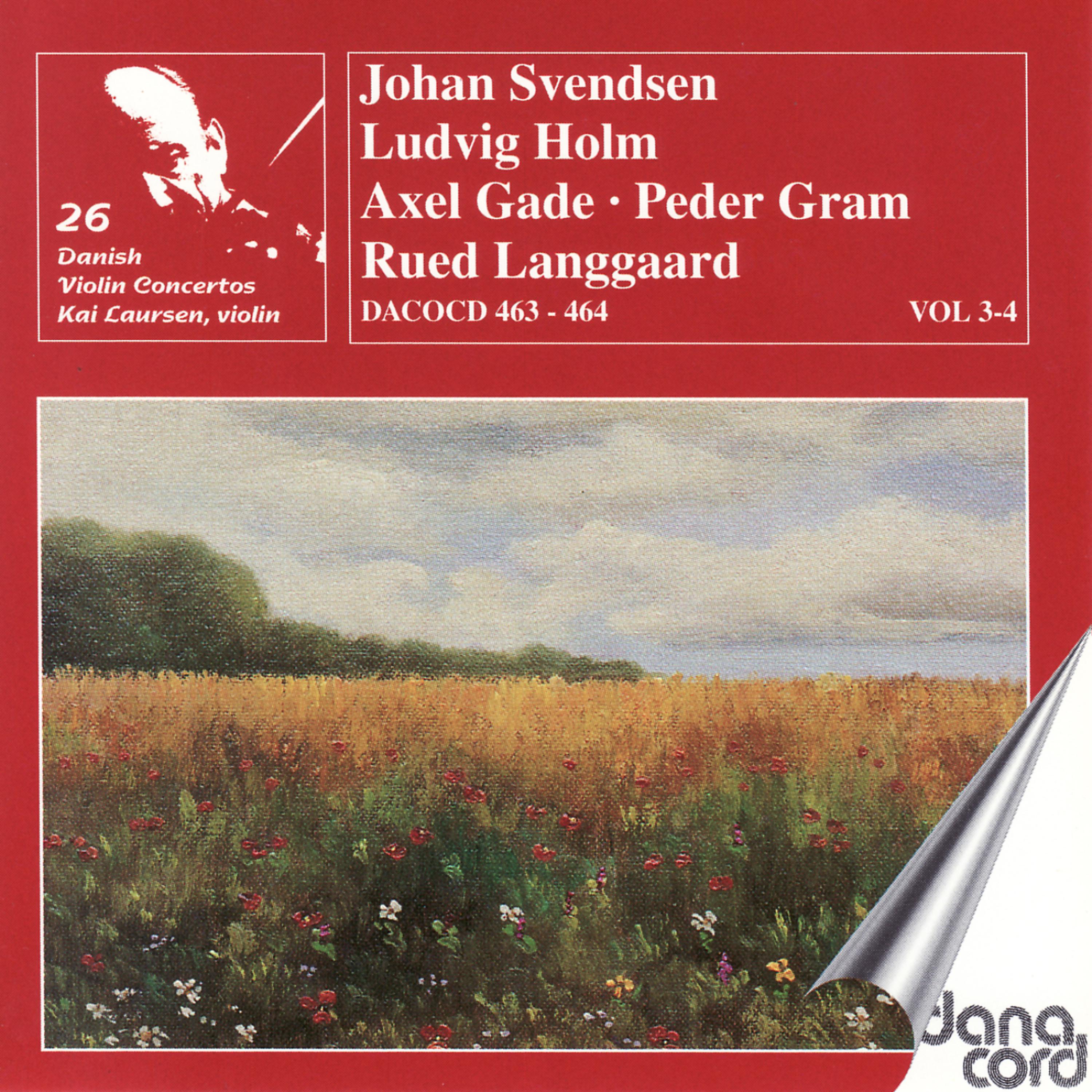 Постер альбома Danish Violin Concertos Vol. 3 & 4