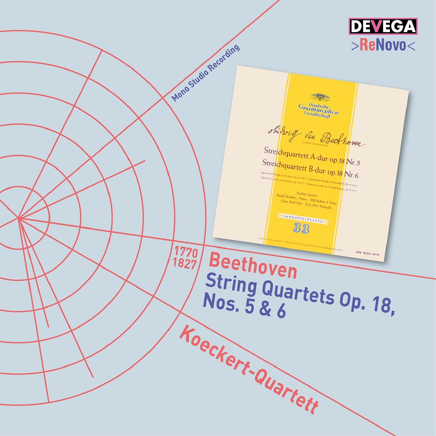 Постер альбома Beethoven: String Quartets Op. 18, Nos. 5 & 6
