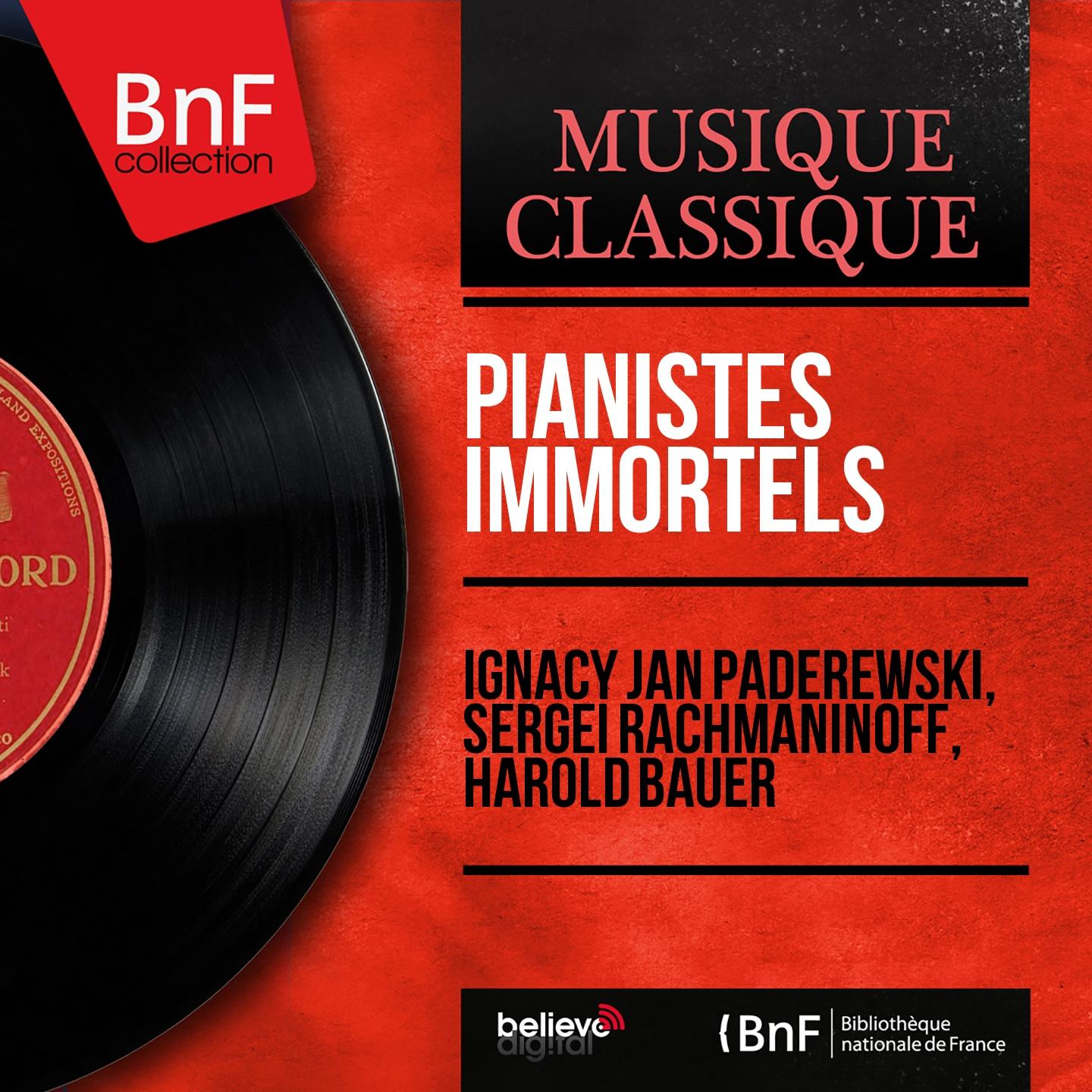 Постер альбома Pianistes immortels (Remastered, Mono Version)