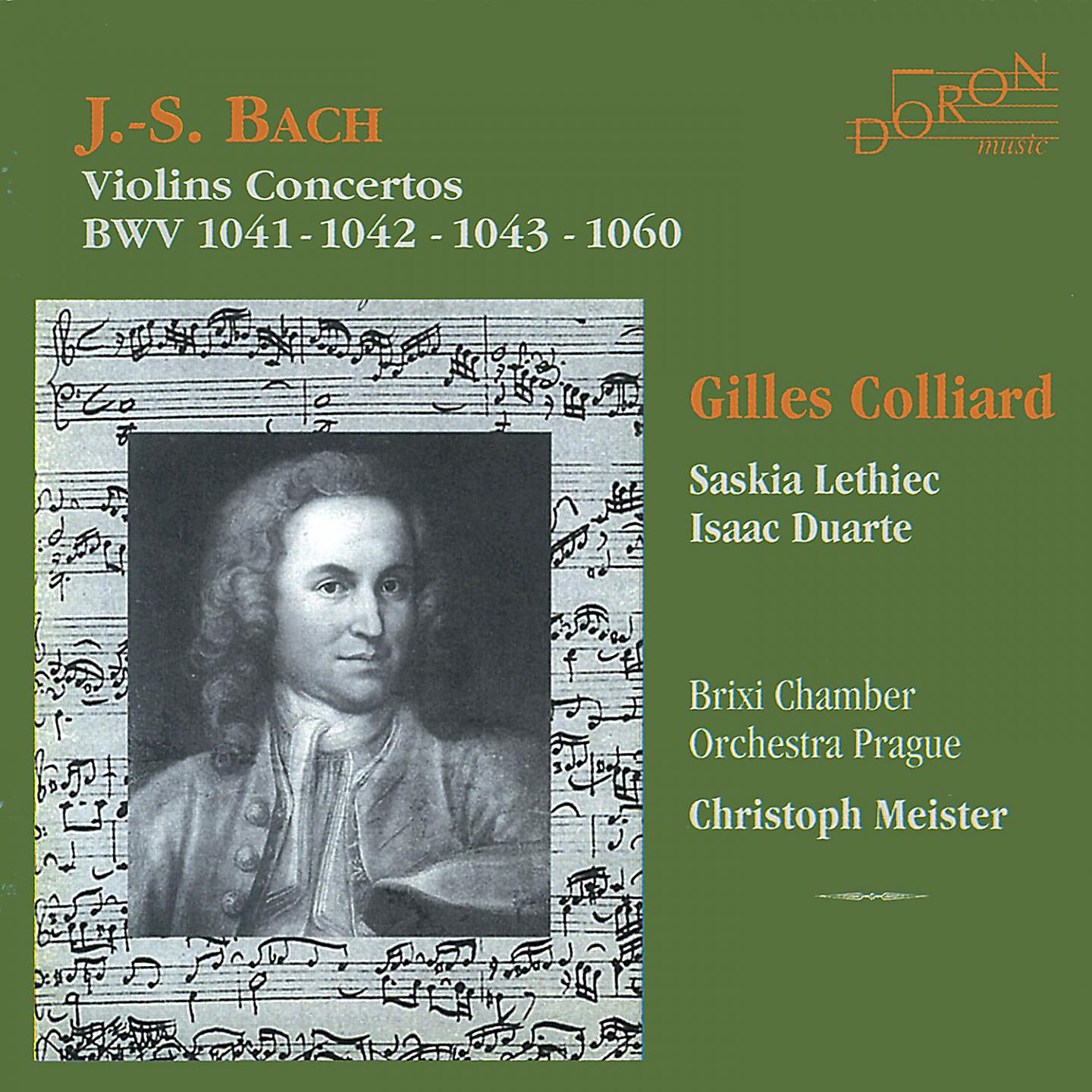 Постер альбома Gilles Colliard: J. S. Bach, Violins Concertos
