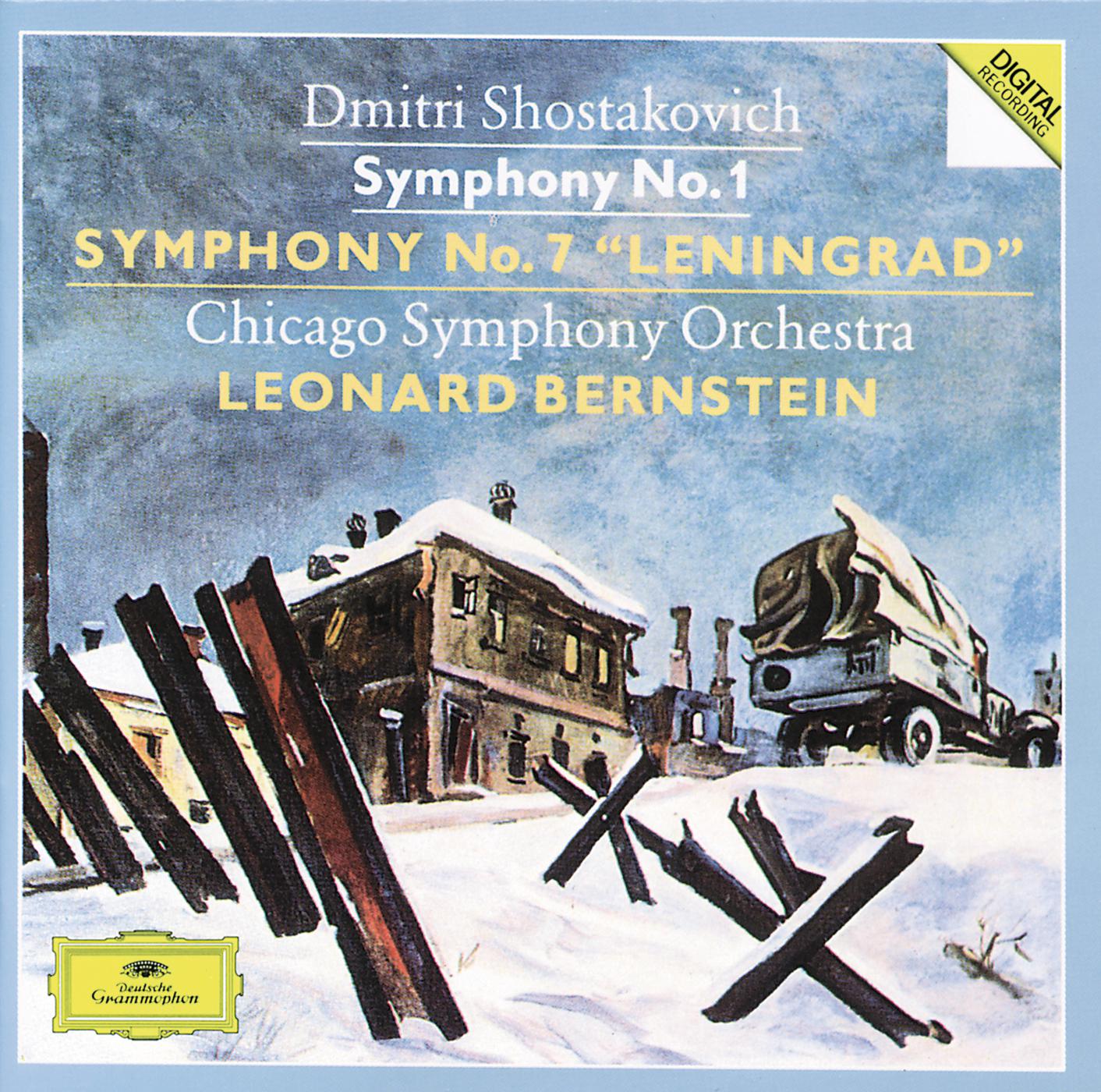 Постер альбома Shostakovich: Symphonies Nos.1 & 7 "Leningrad"
