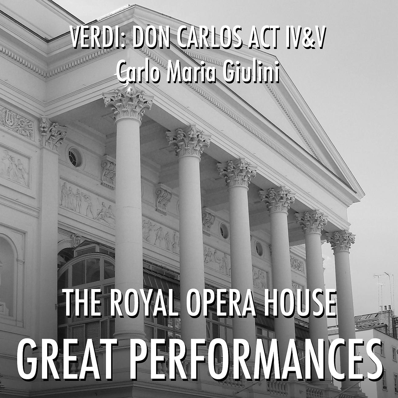Постер альбома Verdi: Don Carlos Act IV&V