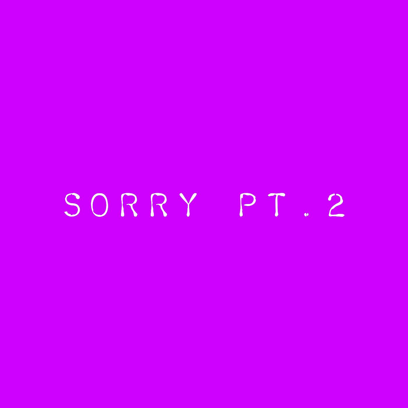 Постер альбома Sorry Pt.2