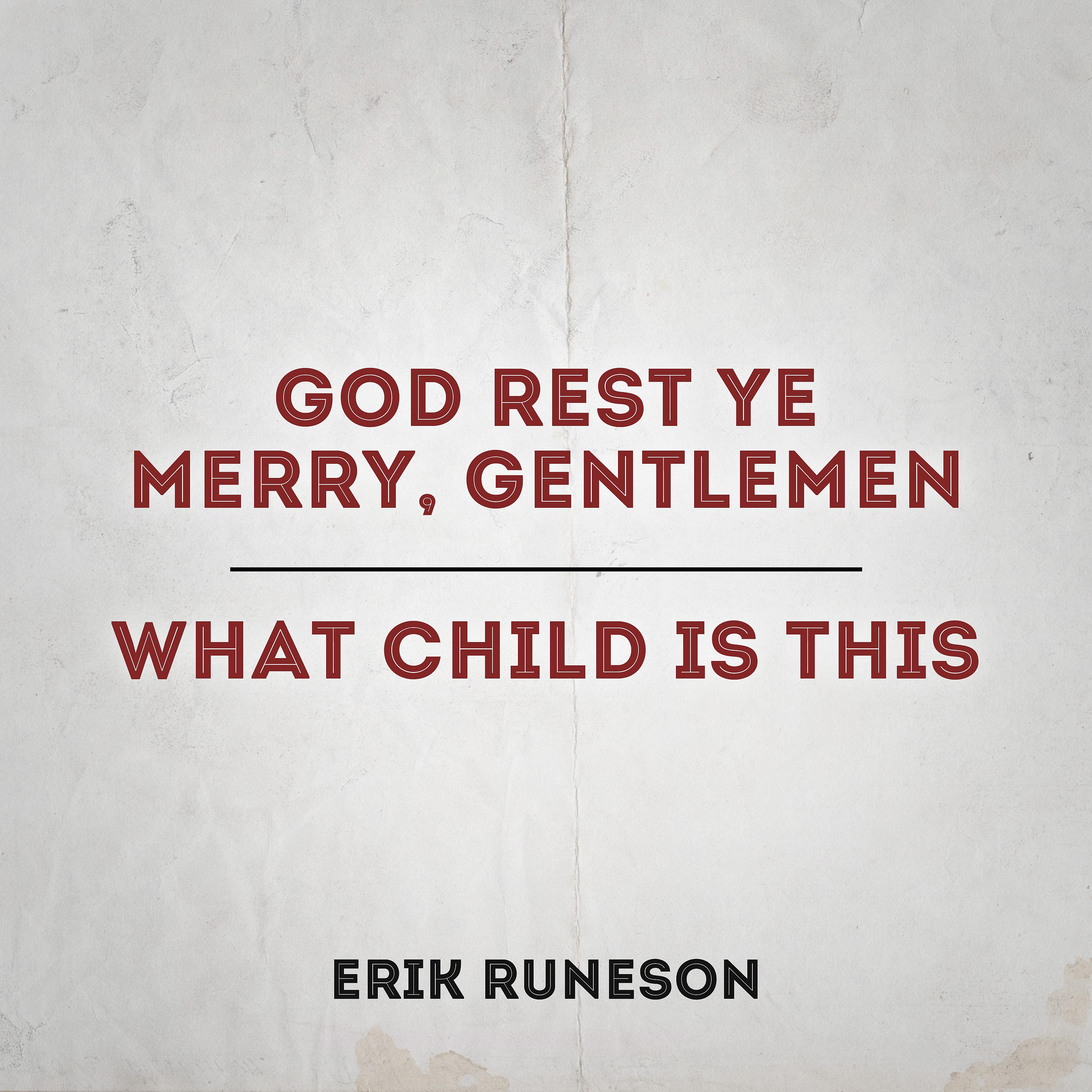 Постер альбома God Rest Ye Merry, Gentlemen / What Child Is This