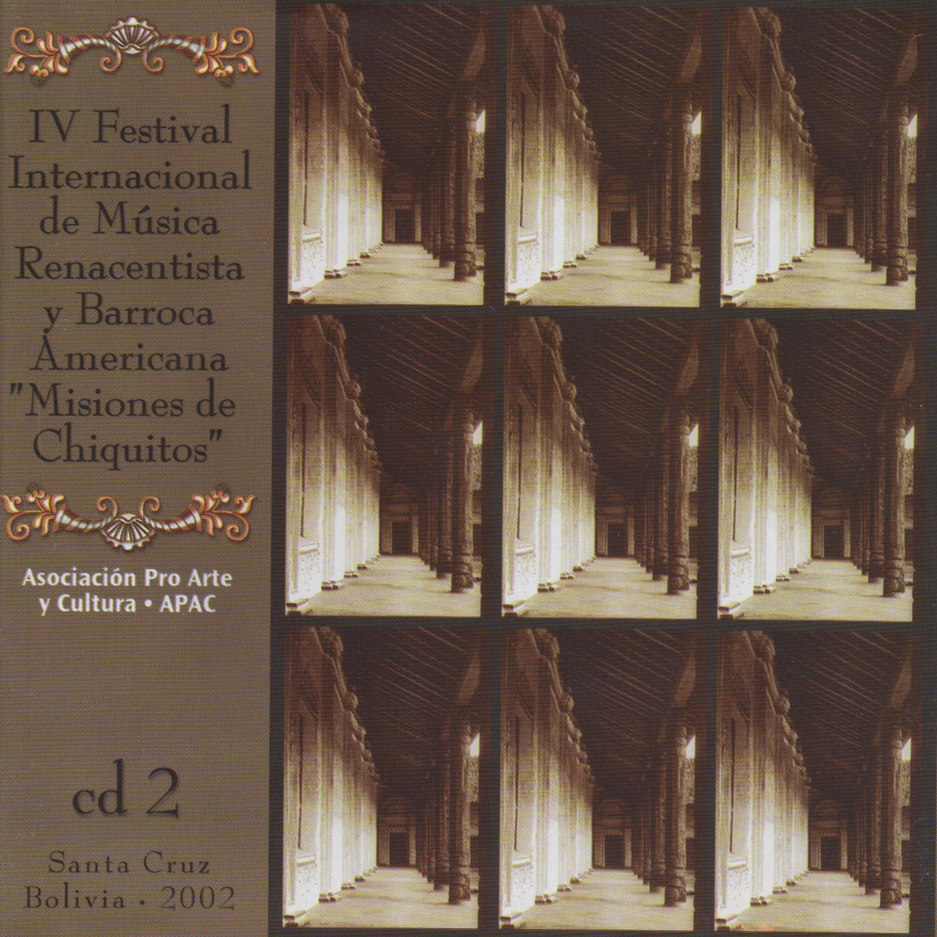 Постер альбома IV Festival de Música Barroca "Misiones de Chiquitos" Vol. 2
