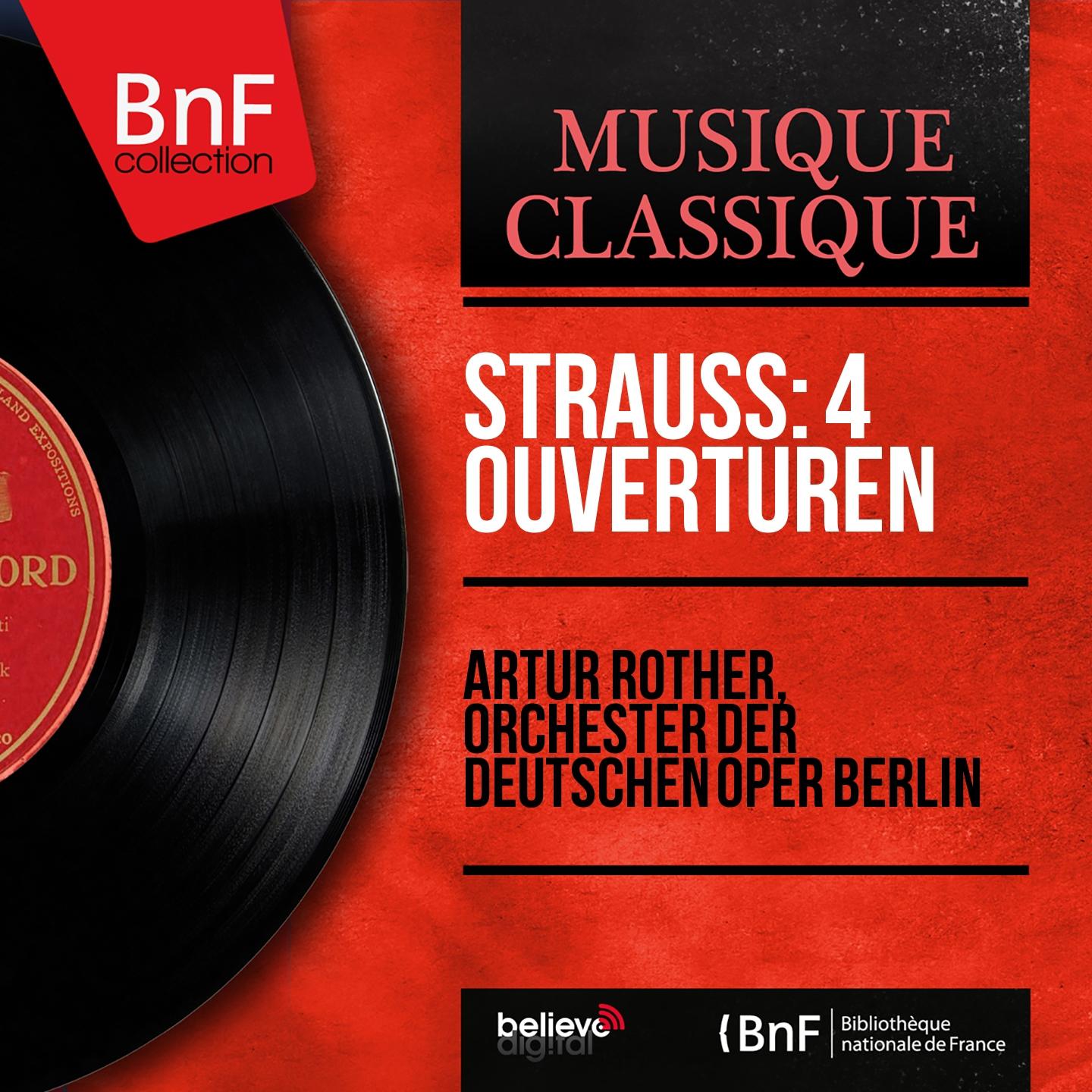 Постер альбома Strauss: 4 Ouvertüren (Stereo Version)