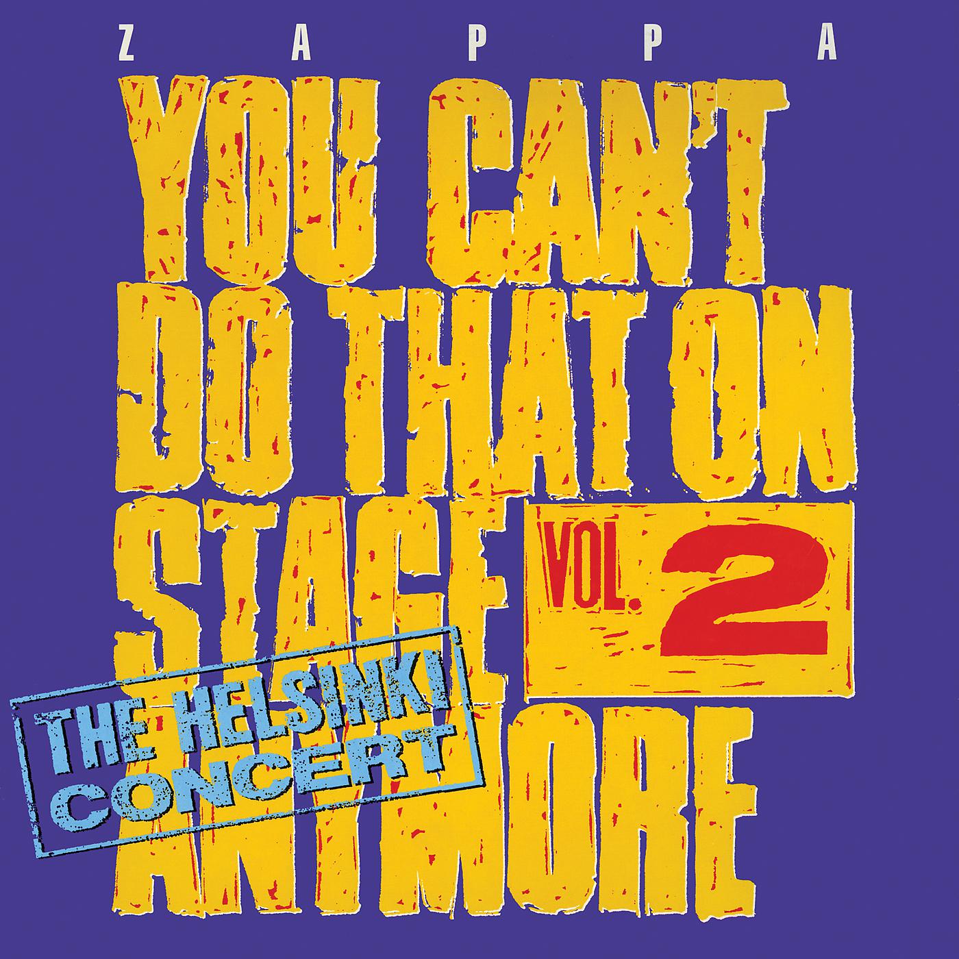 Постер альбома You Can't Do That On Stage Anymore, Vol. 2 - The Helsinki Concert