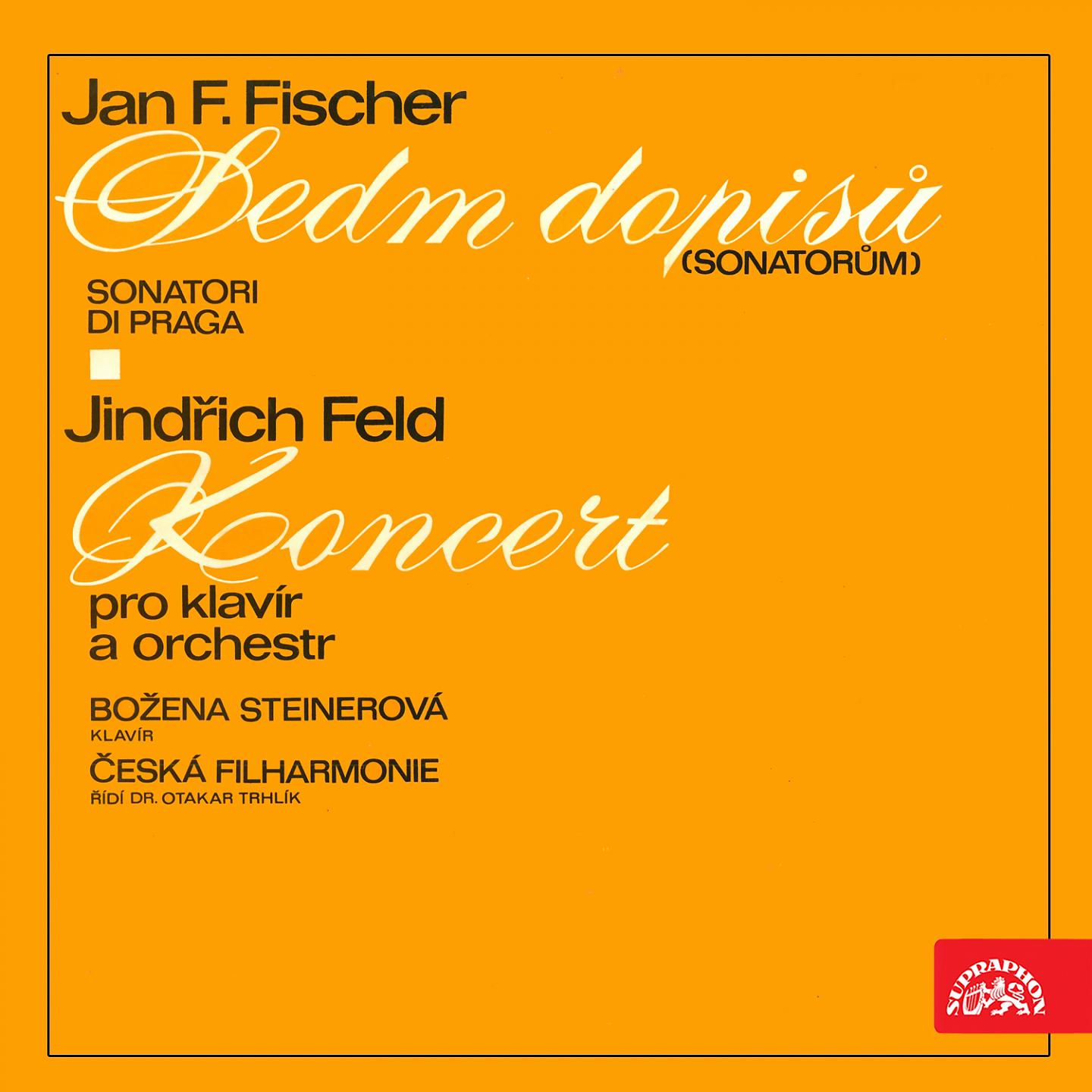 Постер альбома Fischer: Sedm dopisů. Sonatorům - Feld: Koncert pro klavír a orchestr