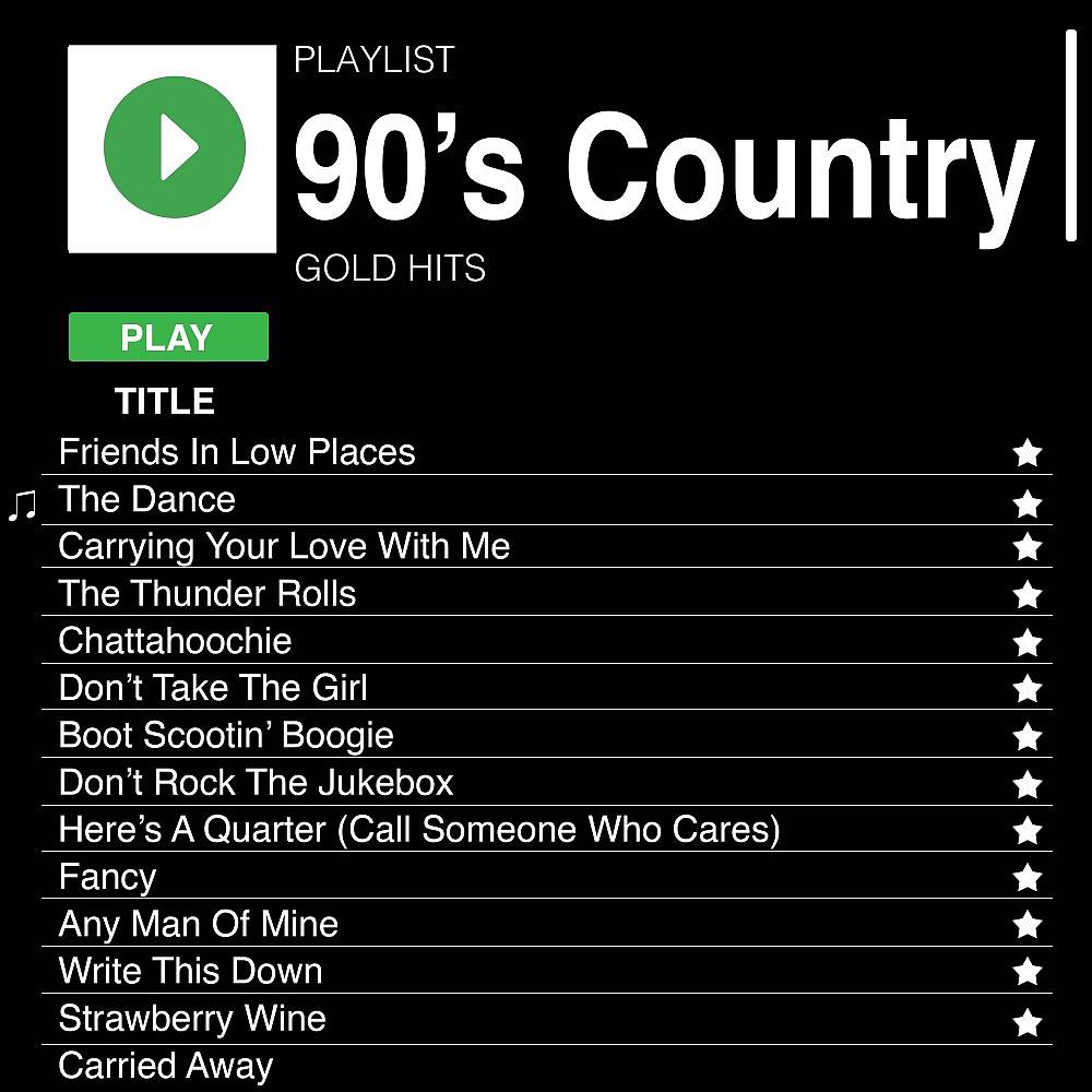 Постер альбома 90's Country Gold Hits