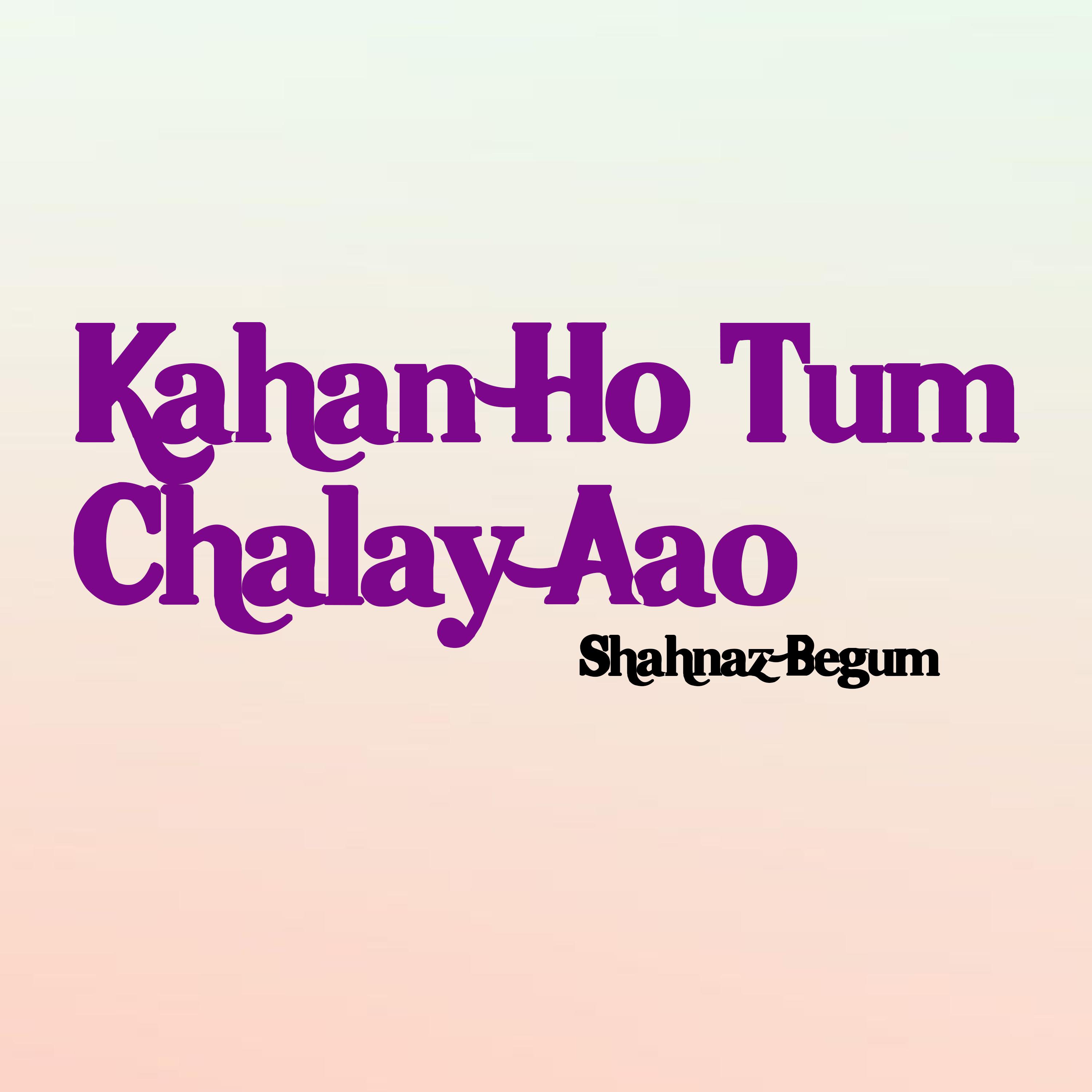Постер альбома Kahan Ho Tum Chalay Aao