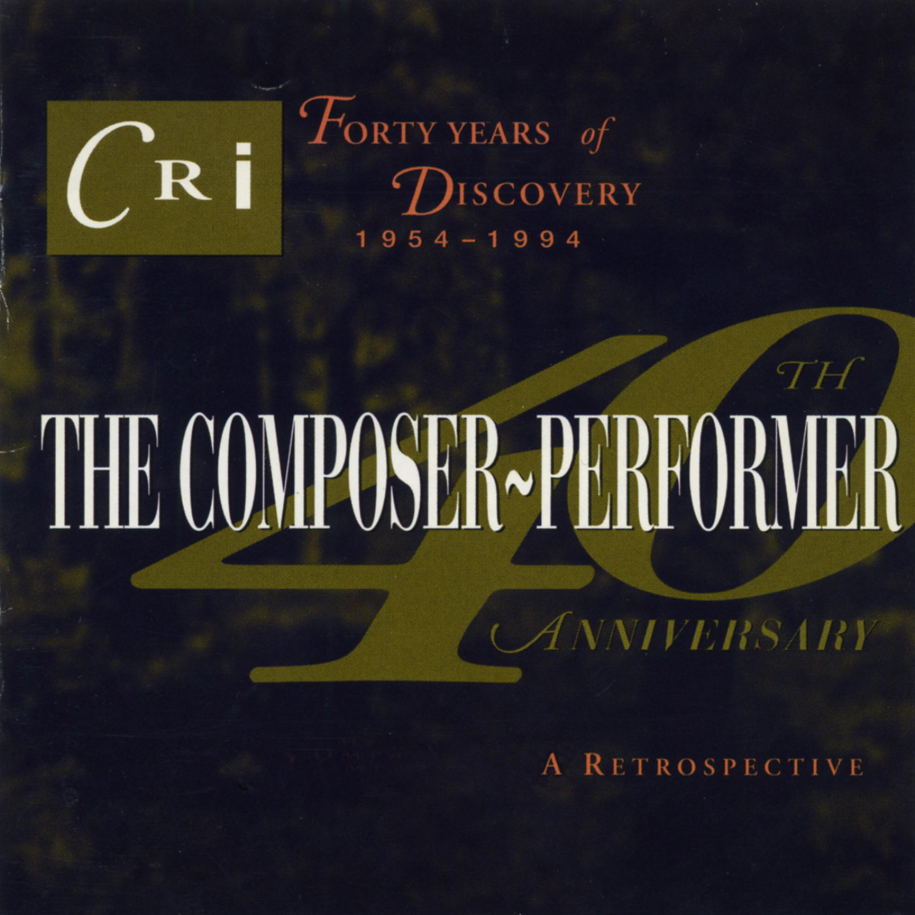 Постер альбома The Composer-Performer