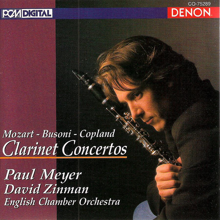 Постер альбома Clarinet Concertos