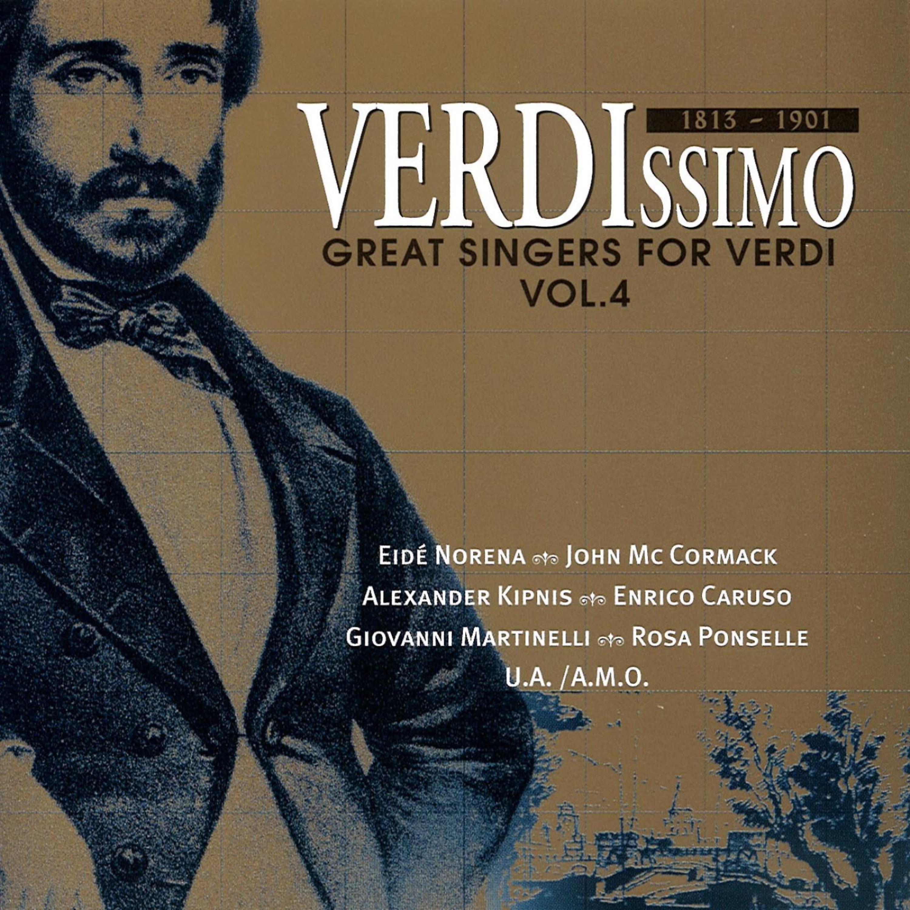 Постер альбома Great Singers for Verdi (Vol.4)