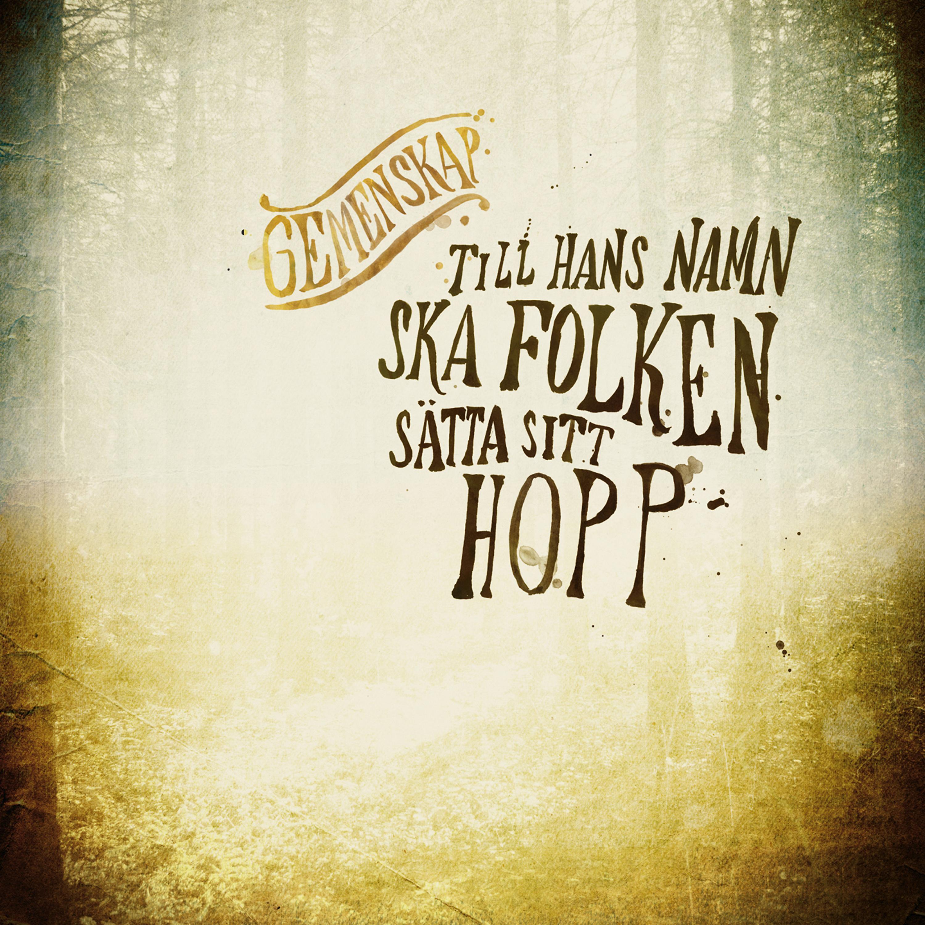 Постер альбома Till Hans Namn Ska Folken Sätta Sitt Hopp