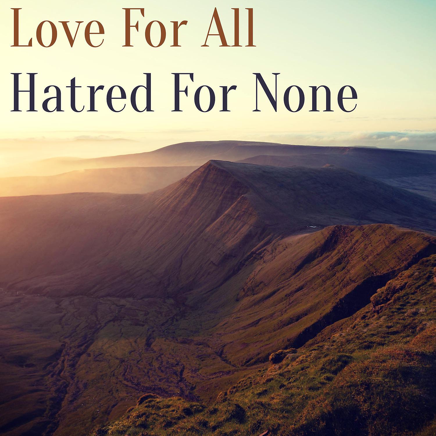 Постер альбома Love for All, Hatred for None