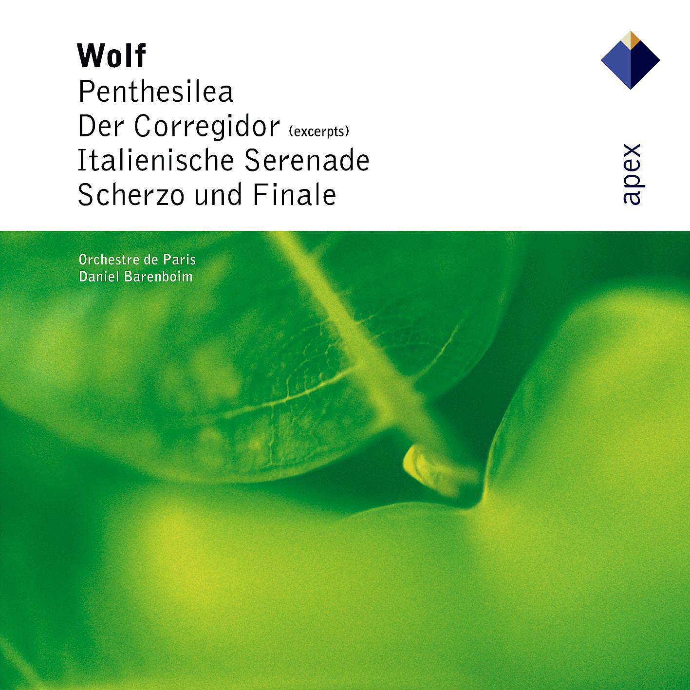 Постер альбома Wolf : Penthesilea, Der Corregidor, Italienische Serenade, Scherzo & Finale  -  Apex