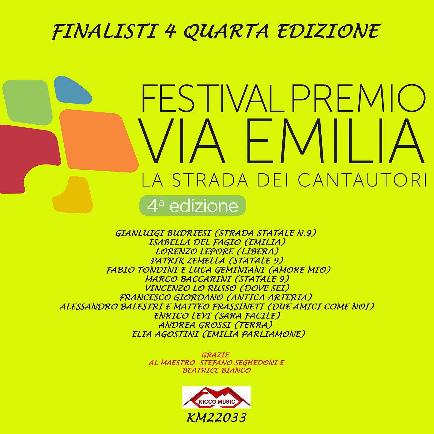 Постер альбома 4° Premio Via Emilia 2022