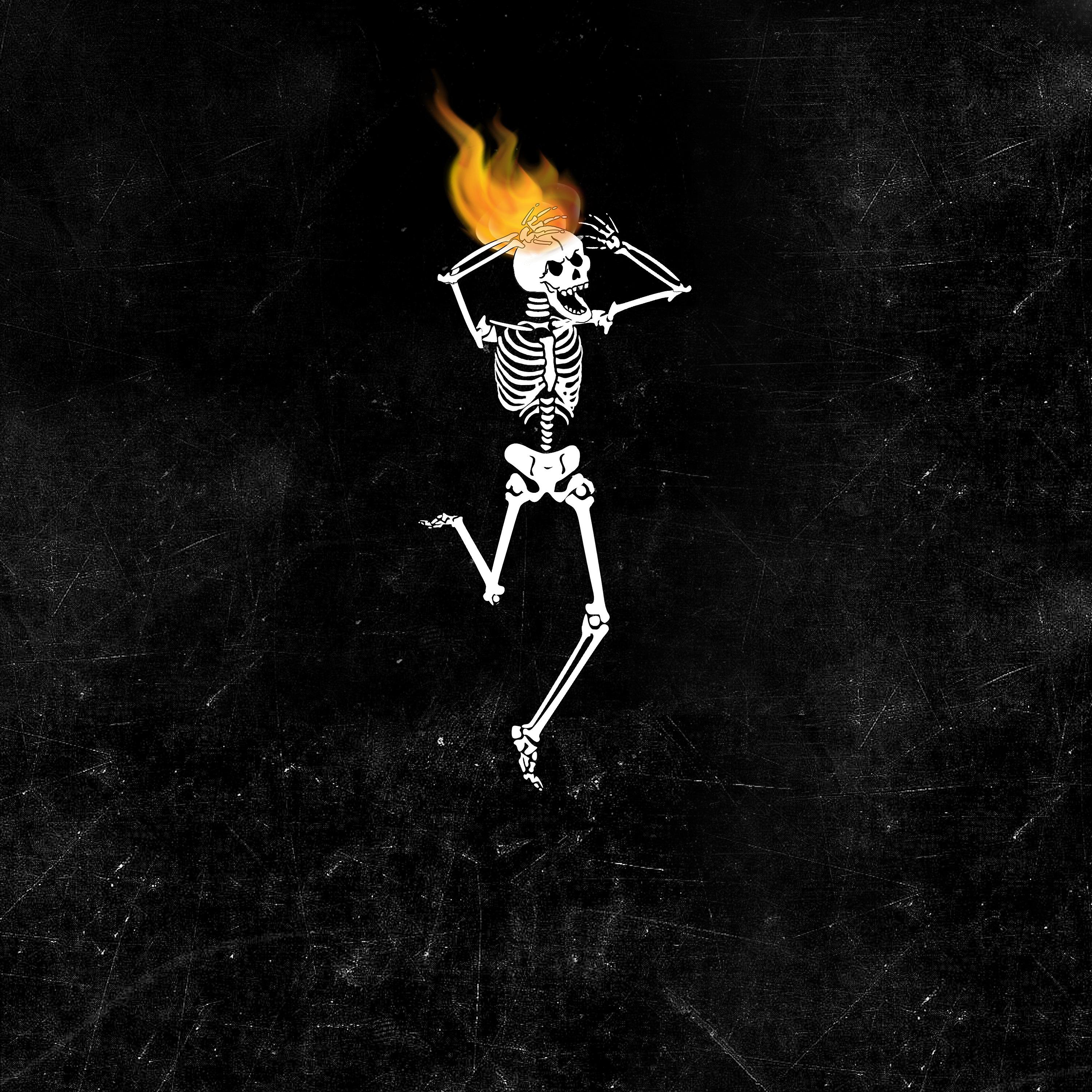 Постер альбома Скелет с горящей головой