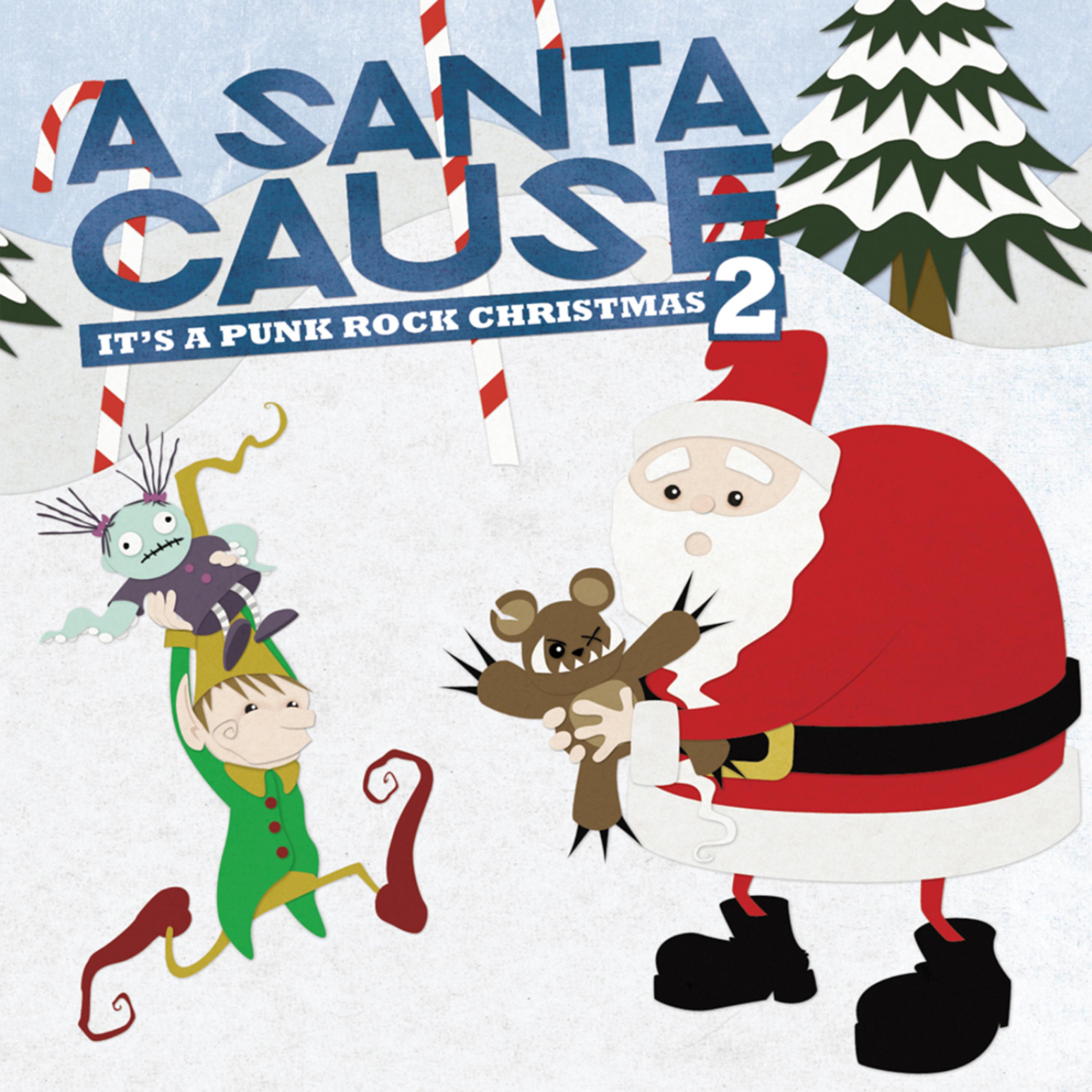 Постер альбома A Santa Cause "It's A Punk Rock Christmas" 2