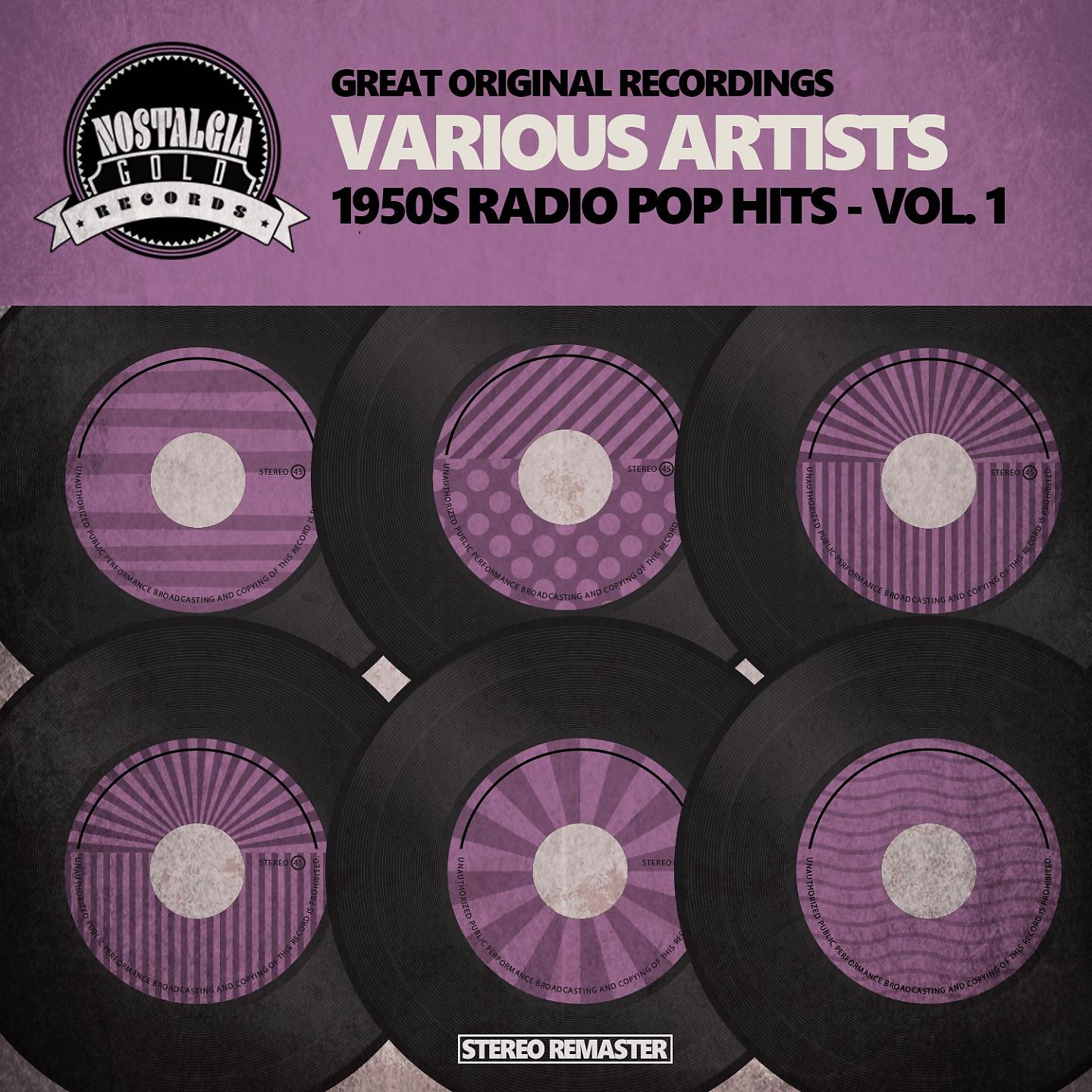 Постер альбома 1950s Radio Pop Hits - Vol. 1