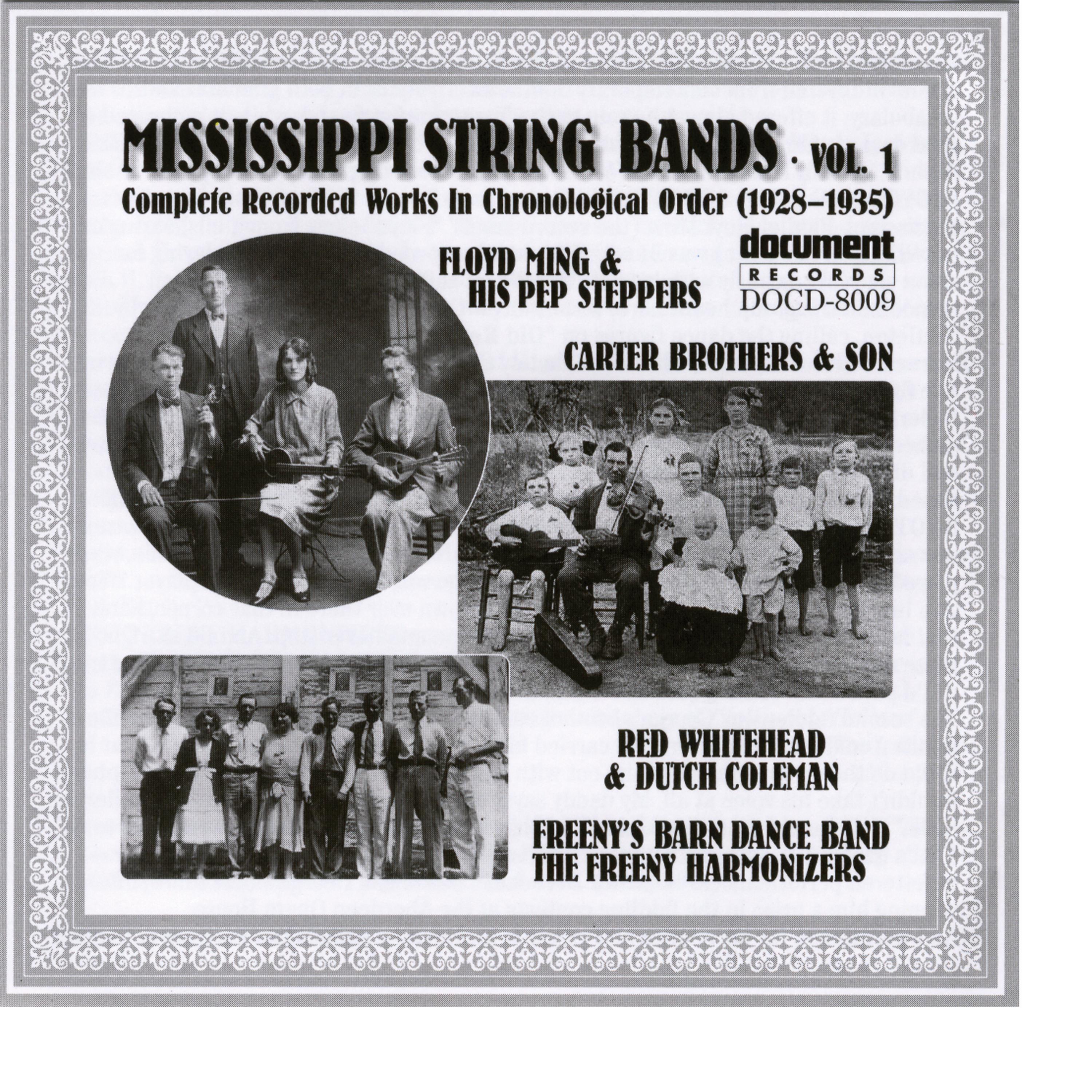 Постер альбома Mississippi String Bands Vol. 1 1928 - 1935