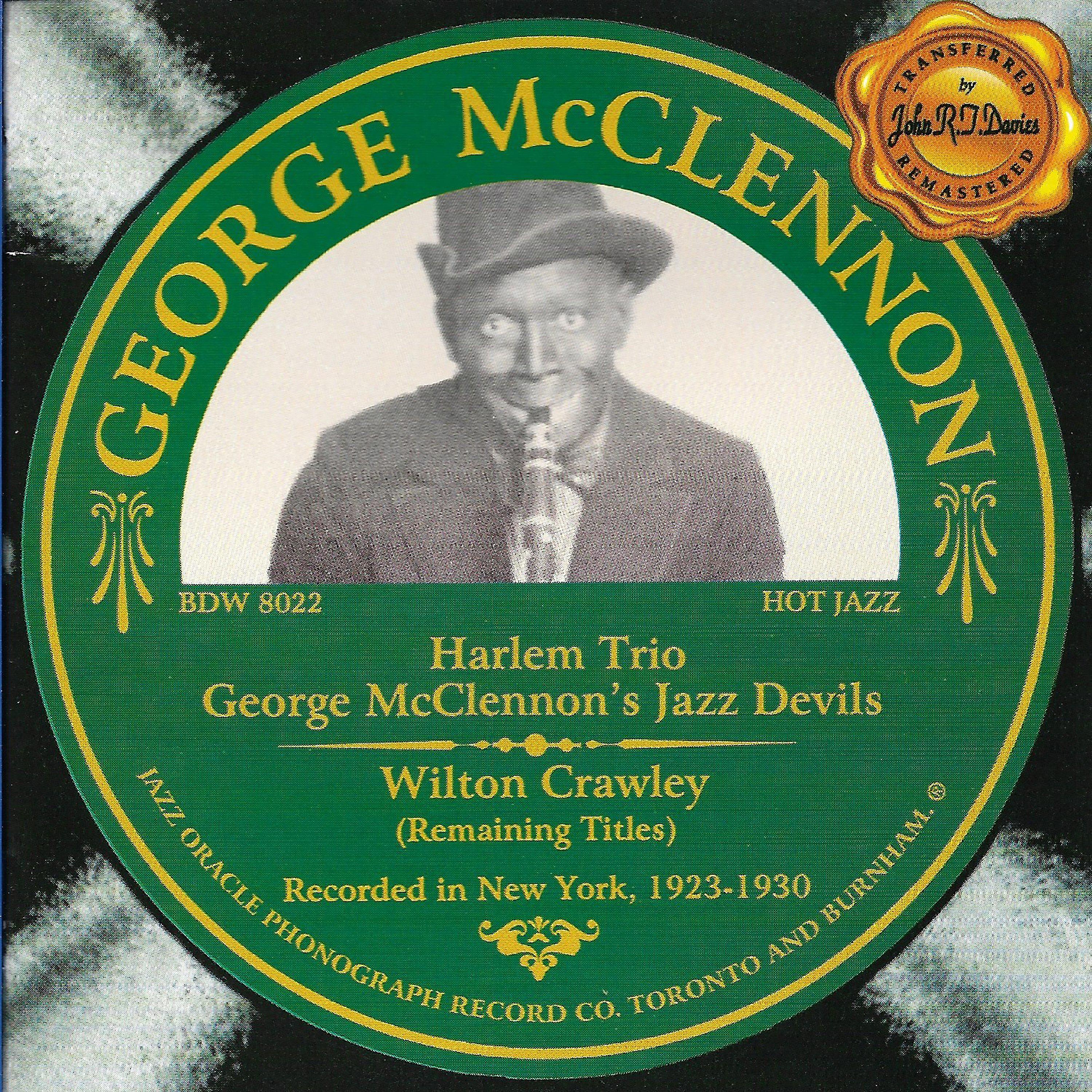 Постер альбома George Mcclennon 1923-1930