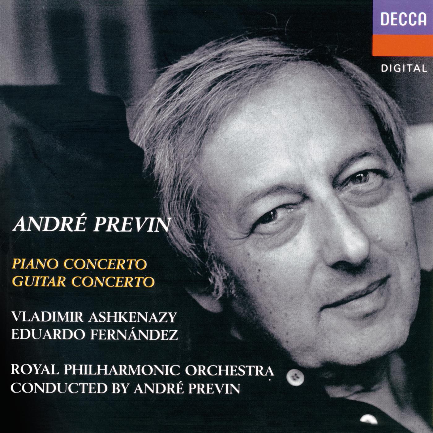 Постер альбома Previn: Piano Concerto; Guitar Concerto