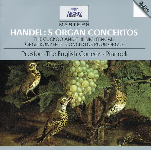 Постер альбома Handel: 5 Organ Concertos HWV 290, 295, 308, 309, 310