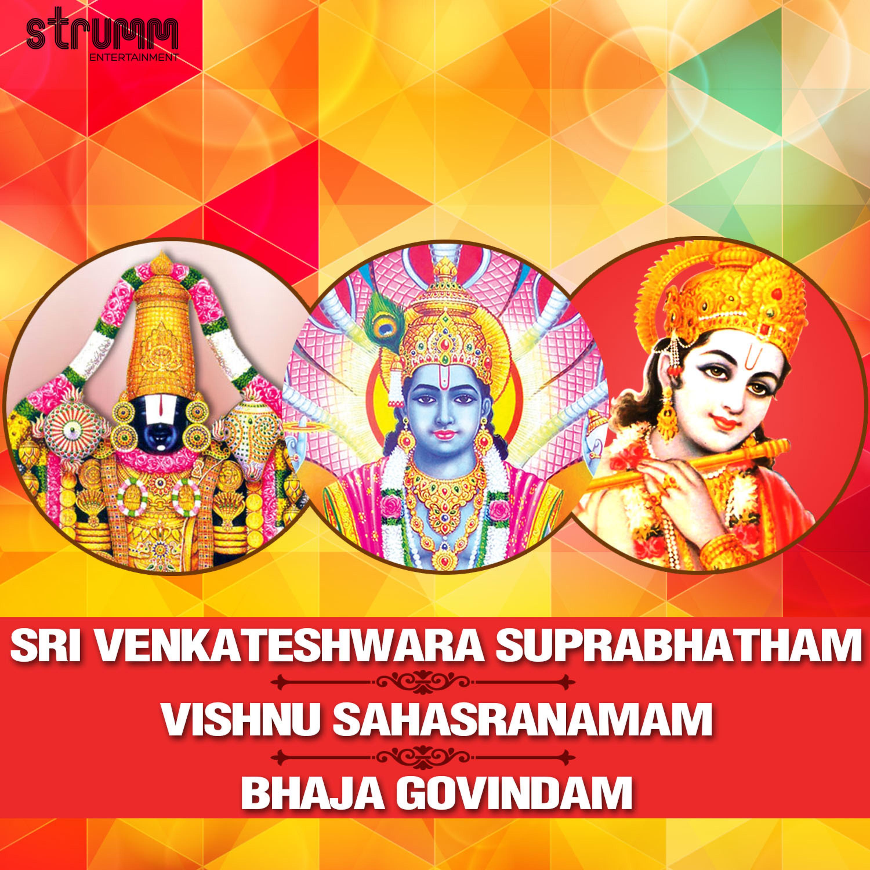 Постер альбома Sri Venkateshwara Suprabhatham / Vishnu Sahasranamam / Bhaja Govindam