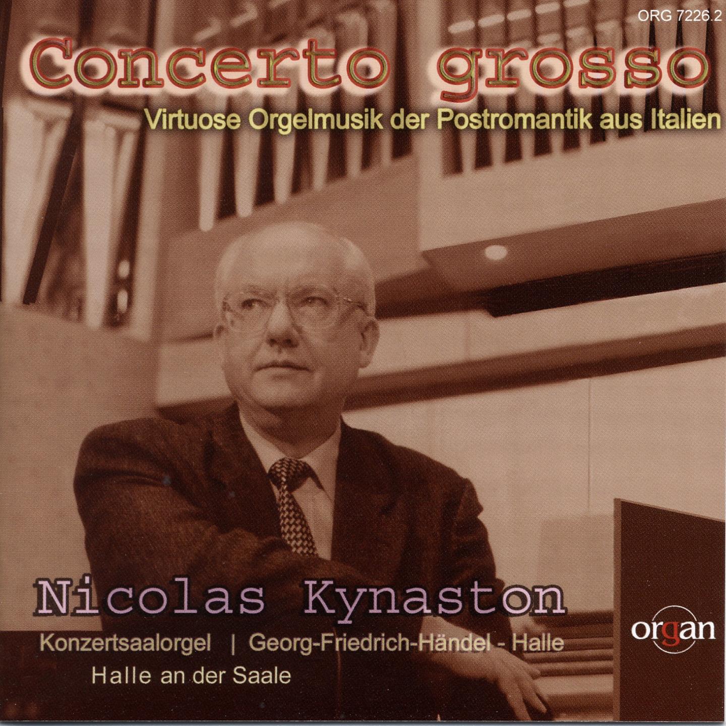 Постер альбома Concerto grosso: Virtuose Orgelmusik des Postromantik aus Italien