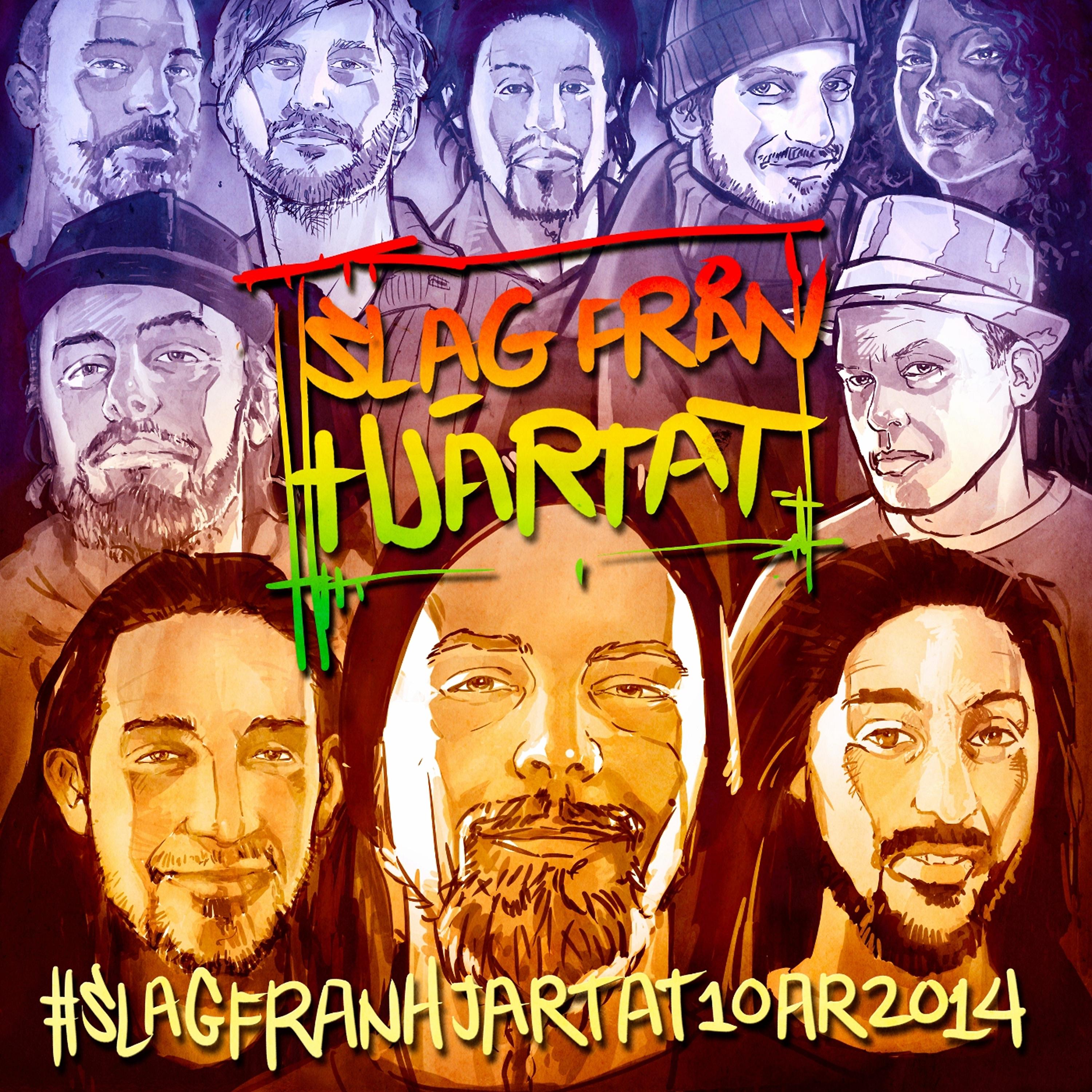 Постер альбома #slagfranhjartat10ar2014