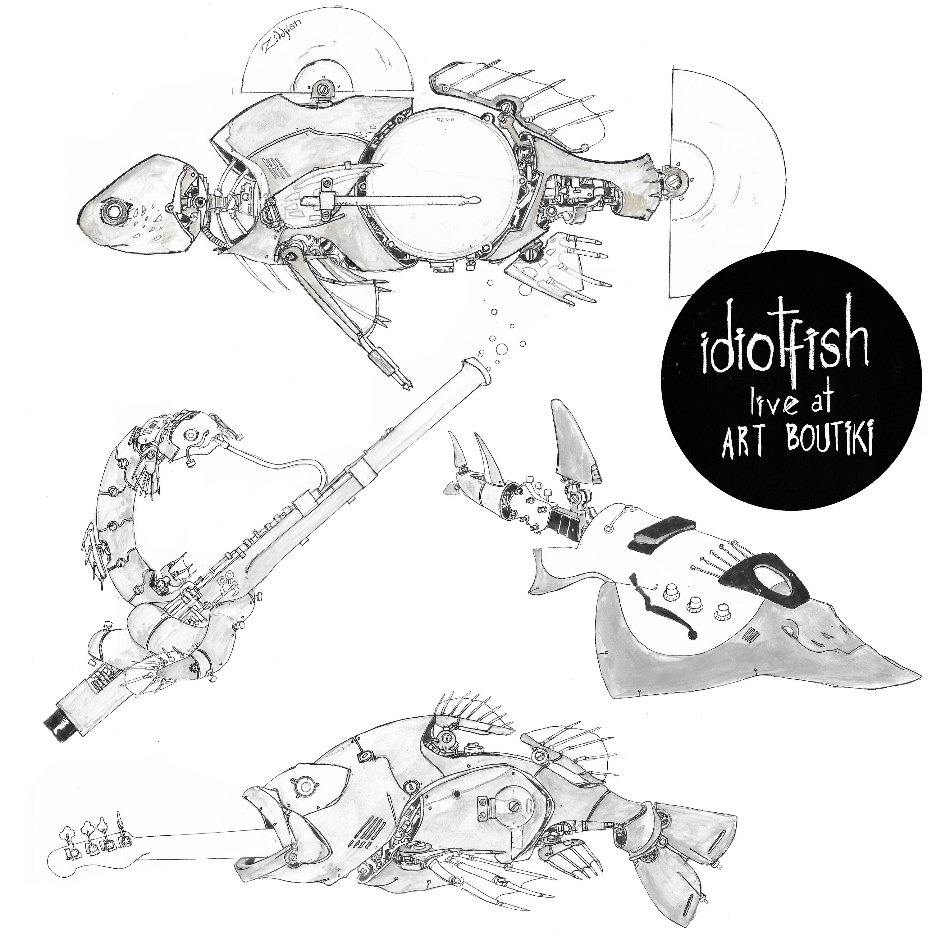 Постер альбома Idiot Fish Live at Art Boutiki