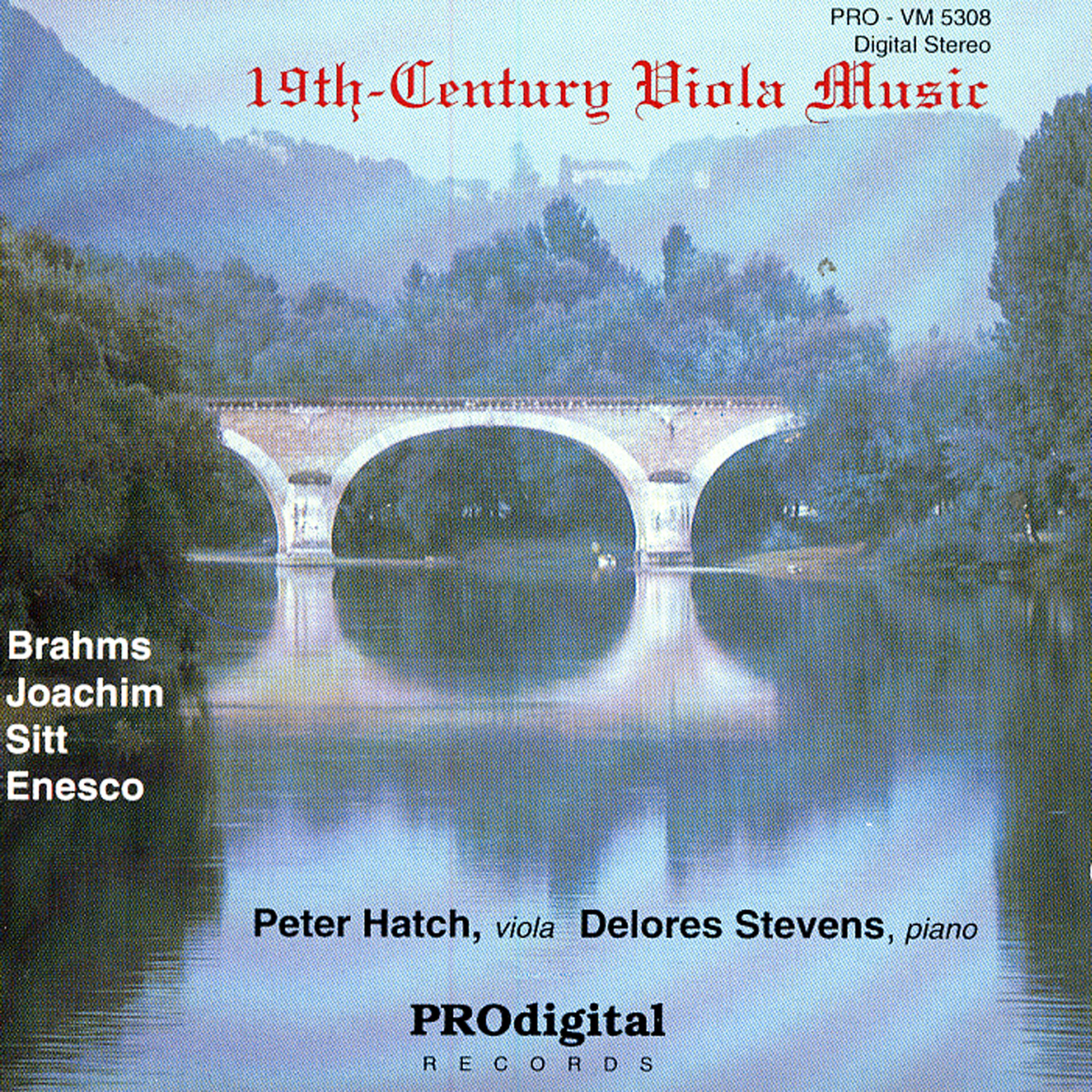 Постер альбома 19th Century Viola Music Of Brahms, Joachim, Sitt And Enesco