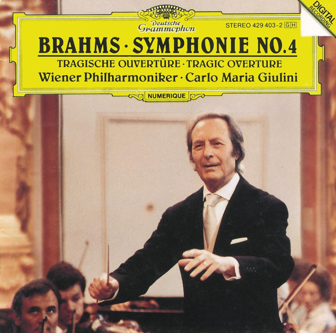 Постер альбома Brahms: Symphony No.4; Tragic Overture