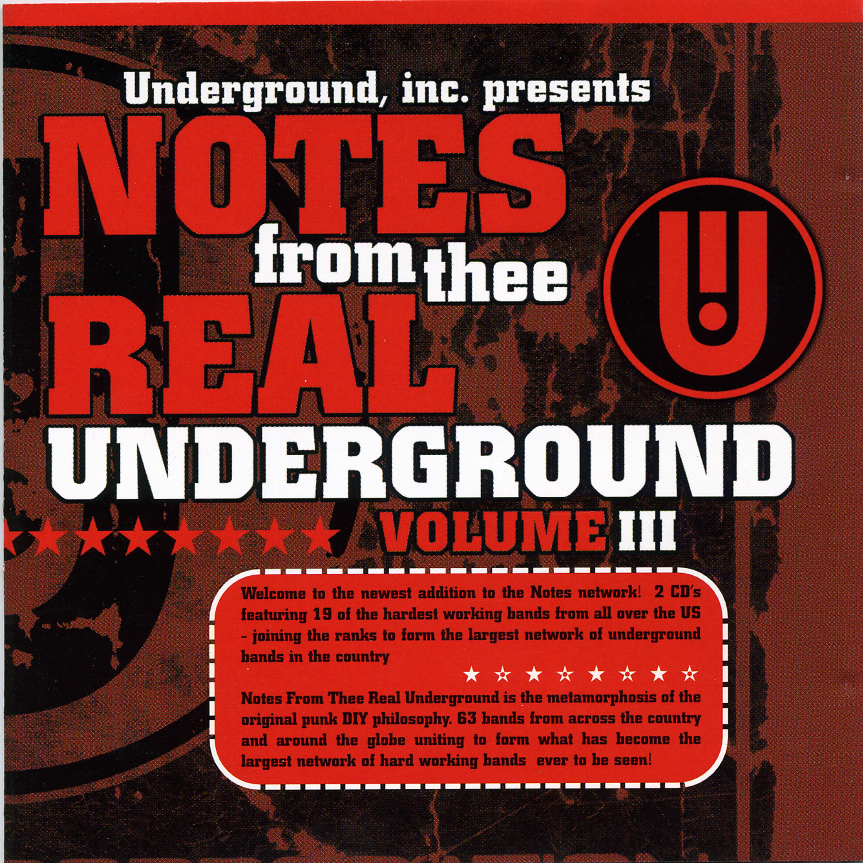 Постер альбома Notes From Thee Real Underground #3 Vol. 1