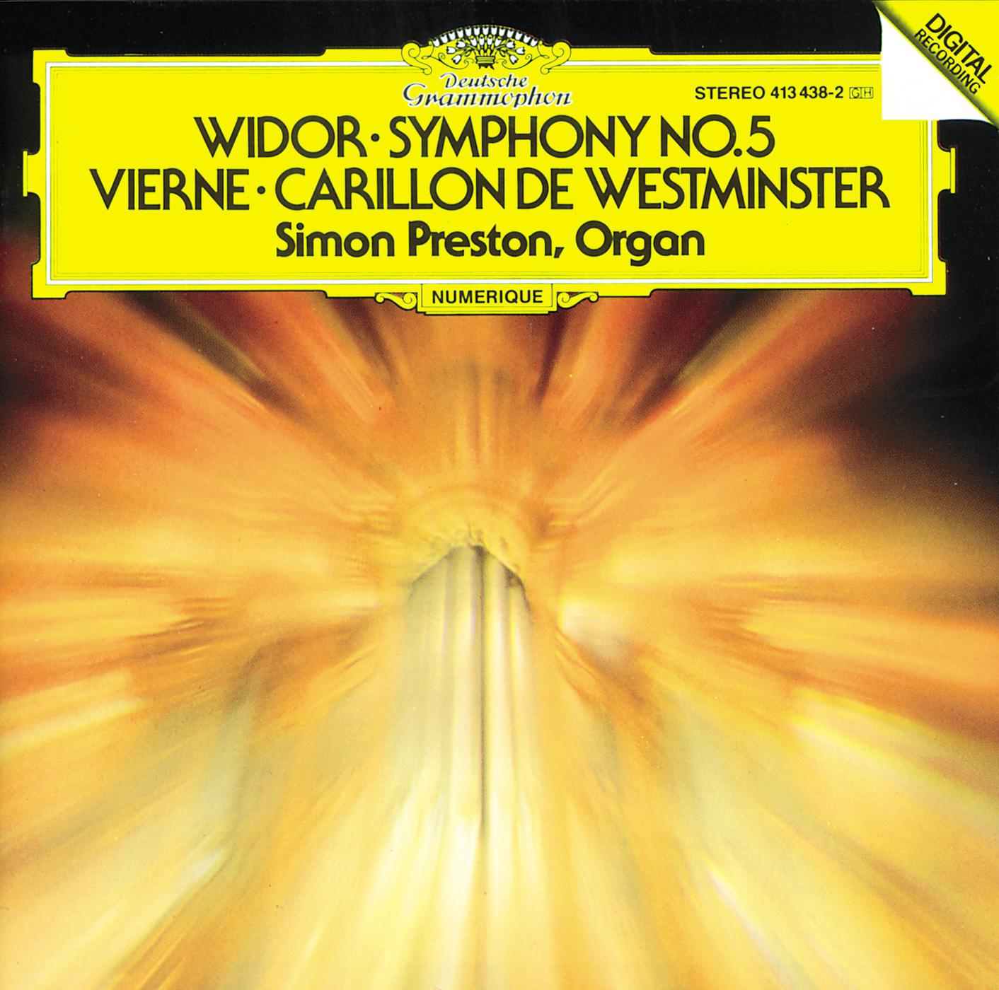 Постер альбома Vierne: Carillon de Westminster / Widor: Symphony No. 5